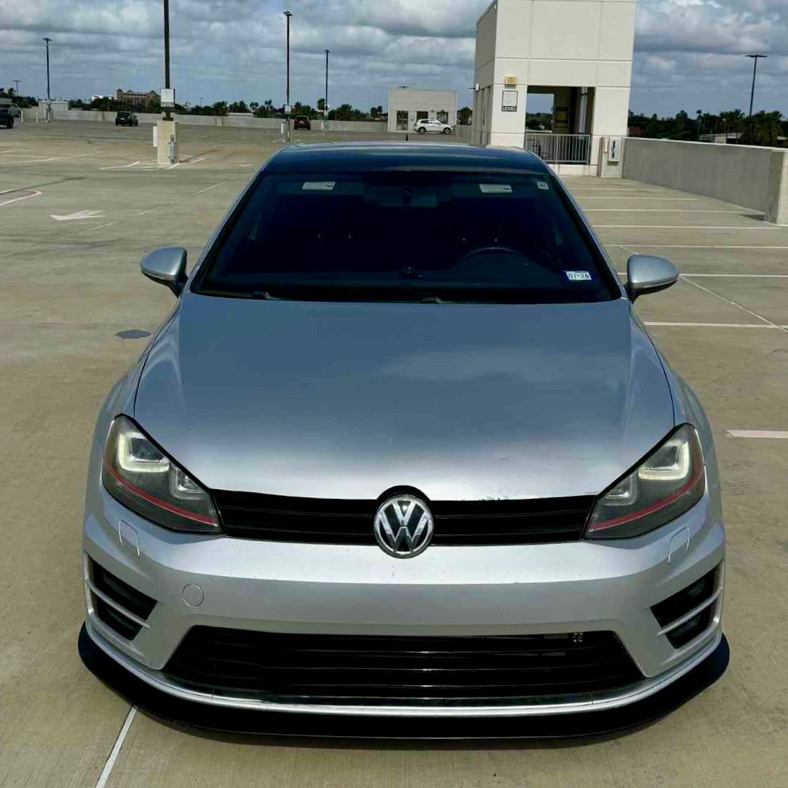Front Lip for MK7 Golf R (2015-2017) - bumper mounted splitter