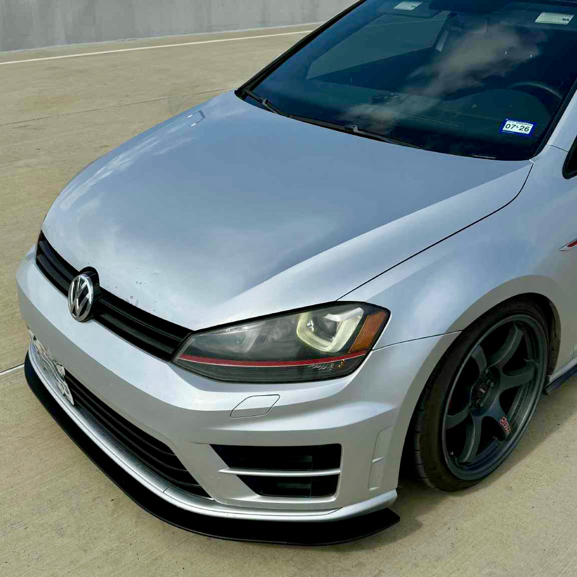 Front Lip for MK7 Golf R (2015-2017) - bumper mounted splitter