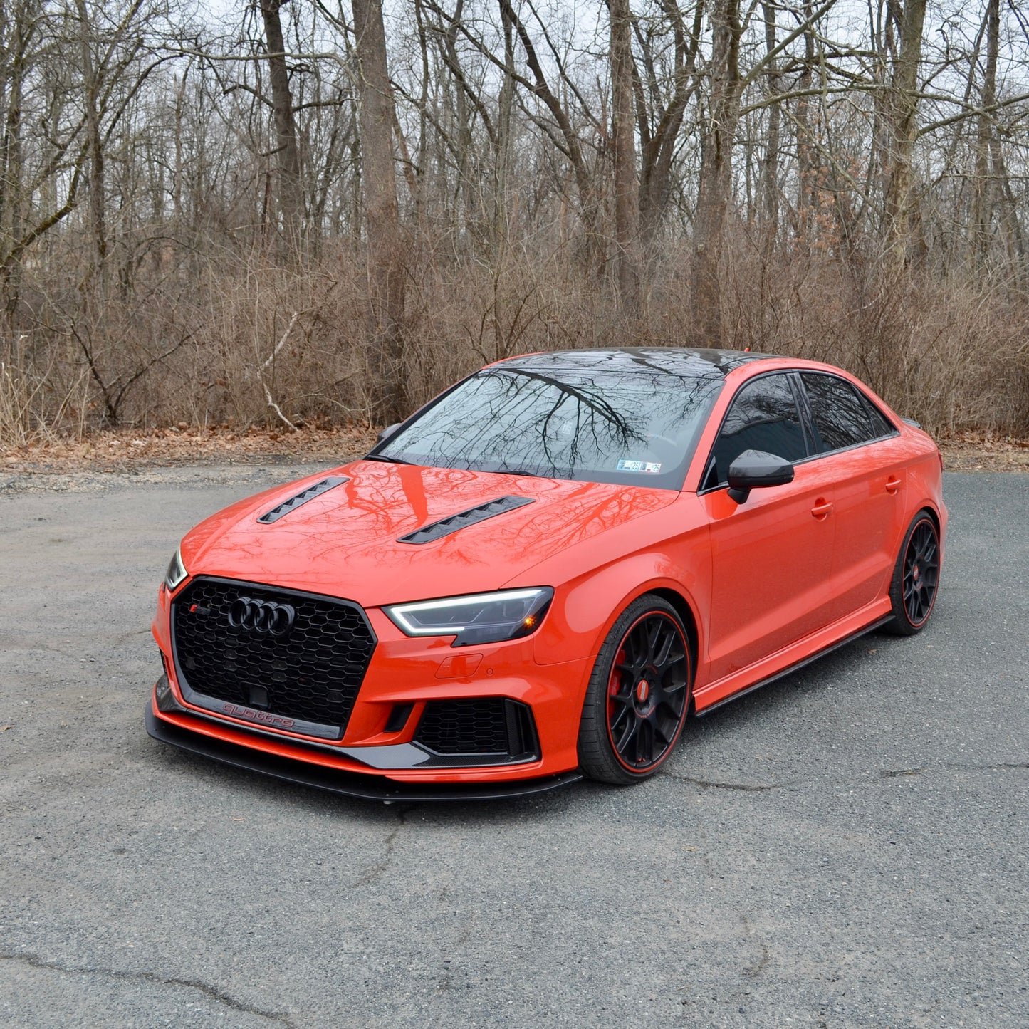 Audi 8V RS3 2015-2020 Side Skirt Lip / Extension