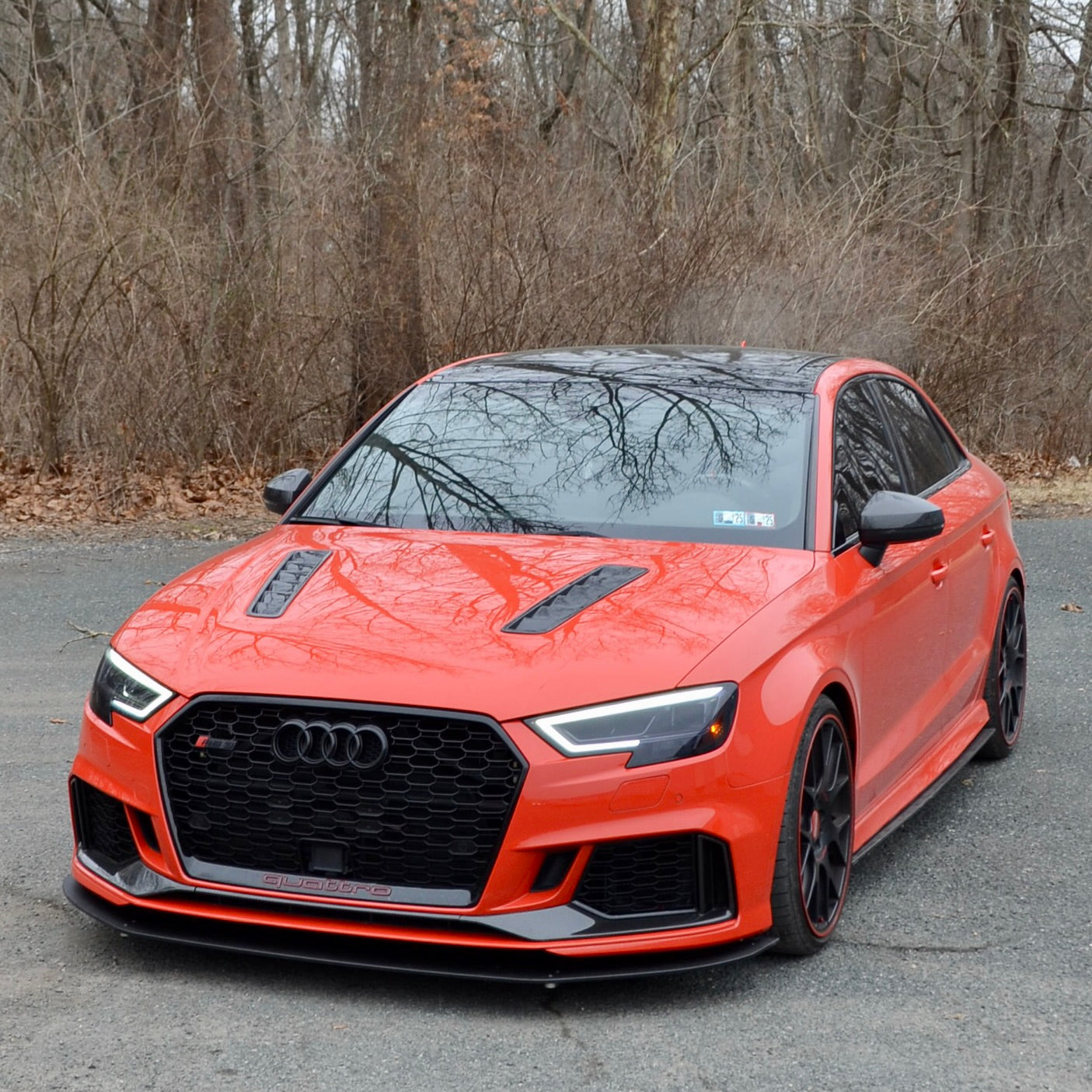 Audi 8V RS3 2015-2020 Side Skirt Lip / Extension