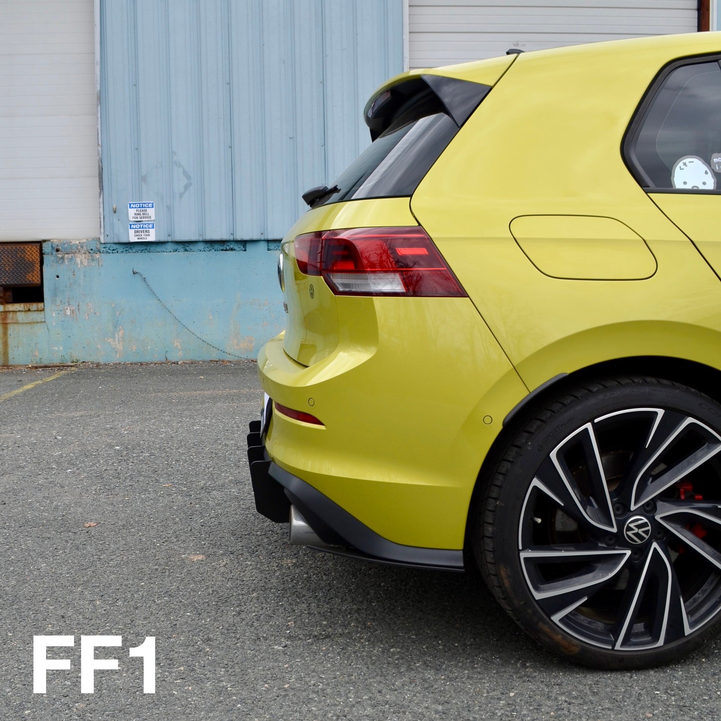 Rear Diffuser for MK8 GTI (2022-2024)