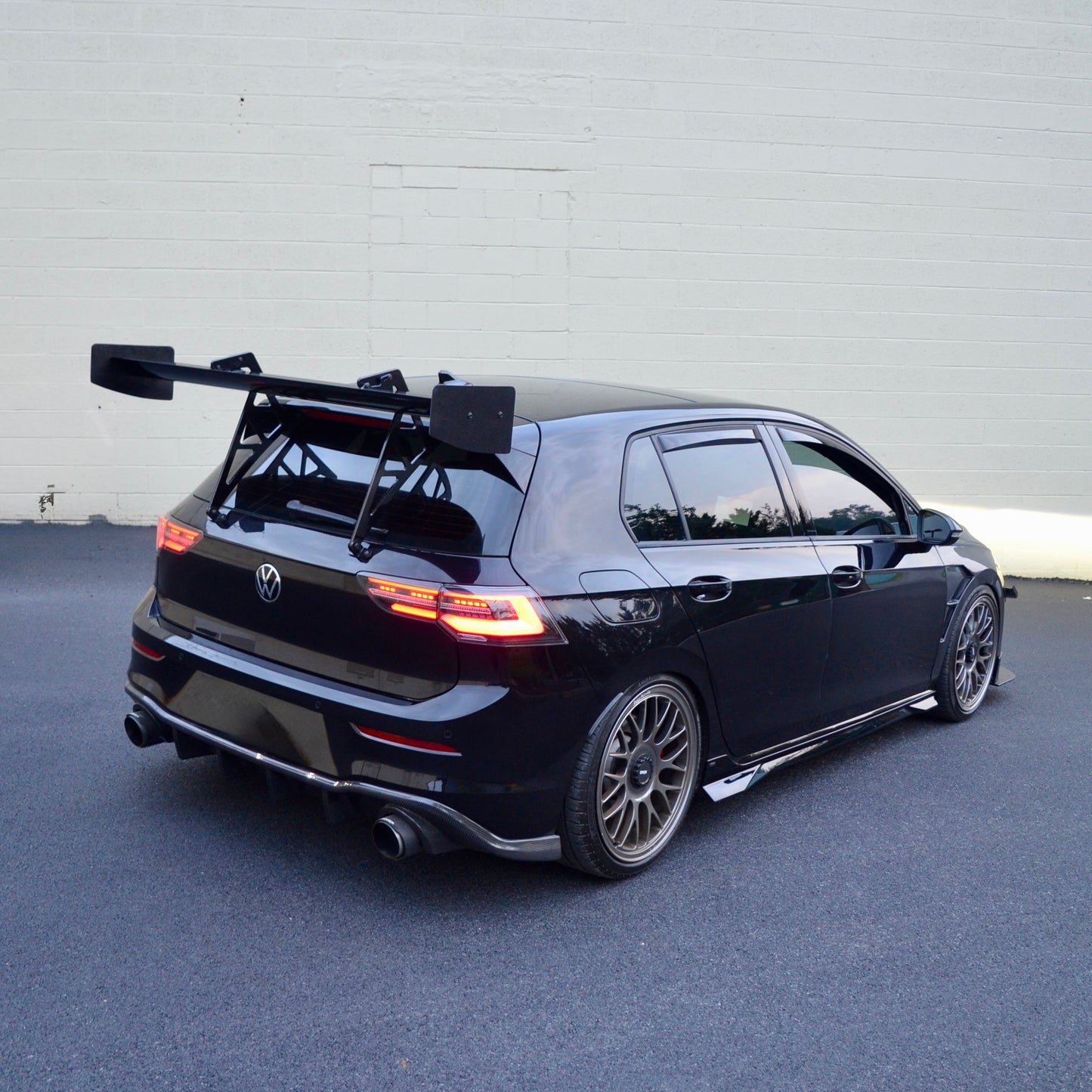 VW MK8 Golf GTI Wing Swan Neck TCR Race Aero spoiler Volkswagen
2022 2023 2024