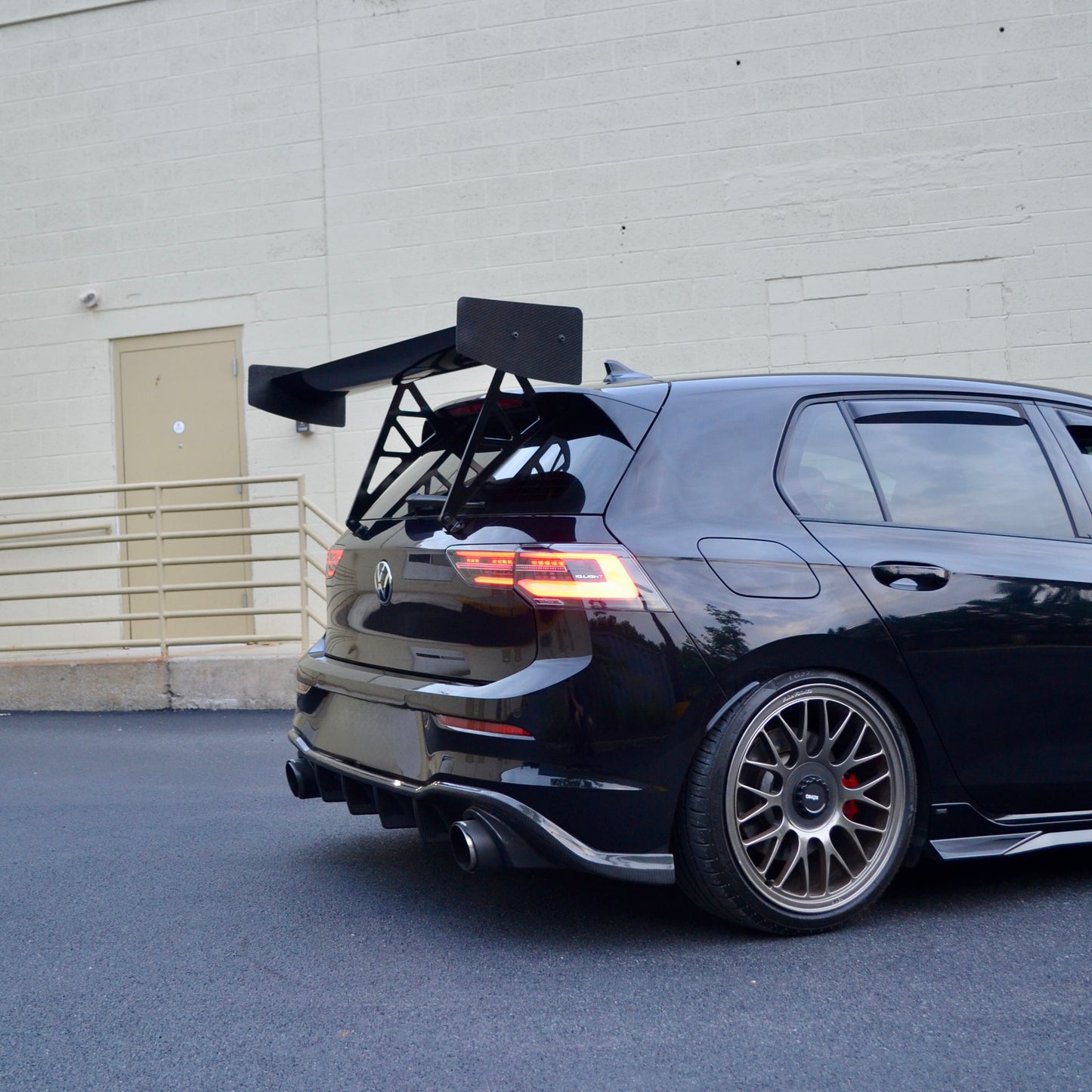 VW MK8 Golf GTI Wing Swan Neck TCR Race Aero spoiler Volkswagen
2022 2023 2024