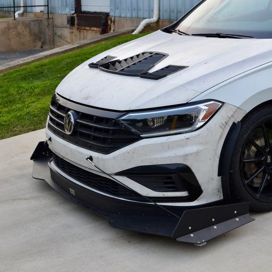 2019 2020 2021 Jetta gli front lip chassis mounted splitter aero mods aerodynamics downforce