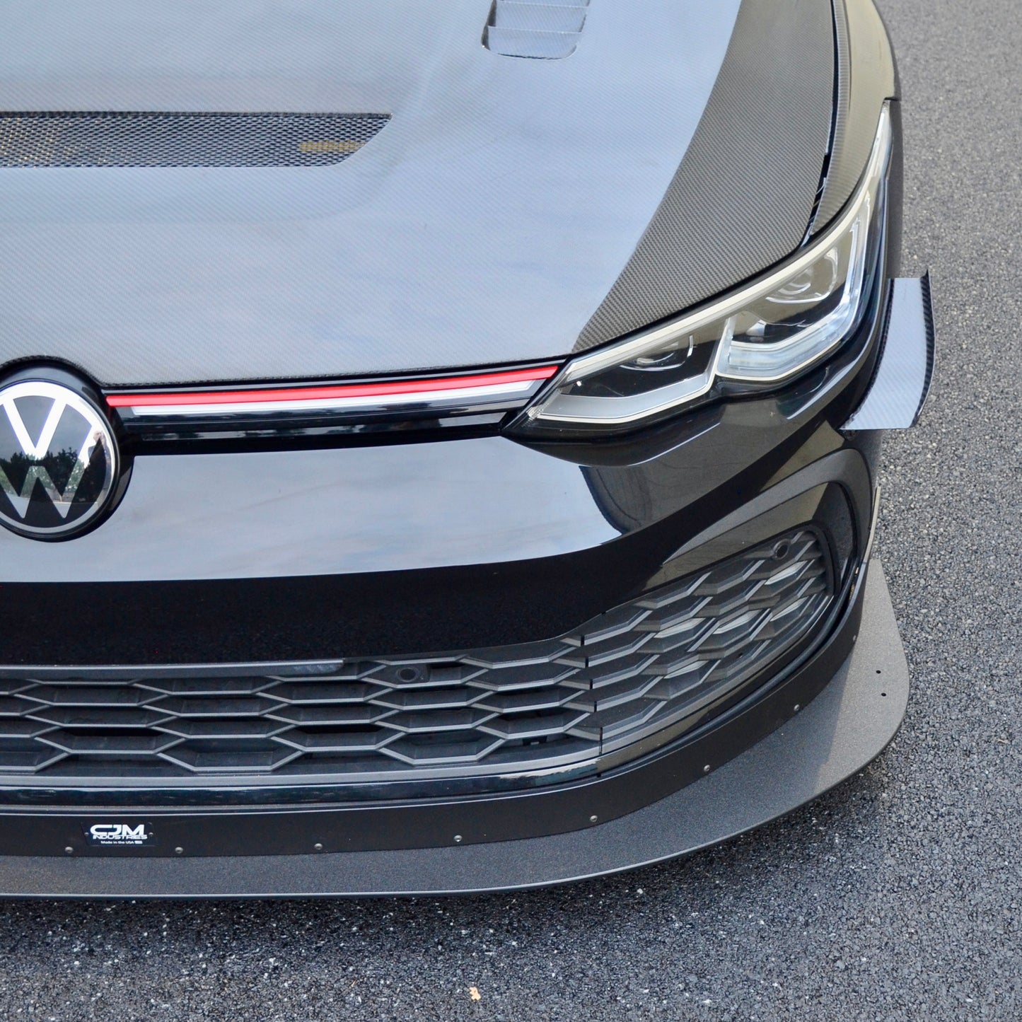 VW MK8 Golf GTI Chassis Mounted Splitter Lip Blade TCR Race Aero Volkswagen
2022 2023 2024