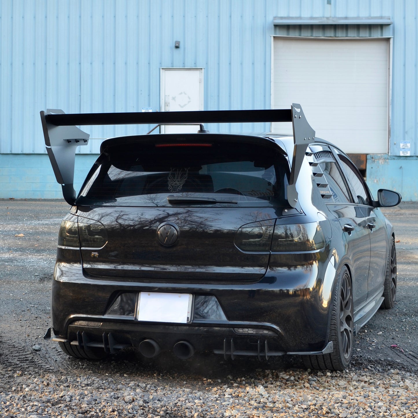 MK6 GTI Golf R Rear Wing spoiler big cfd AOA adjustment functional 2010 2011 2012 2013 2014