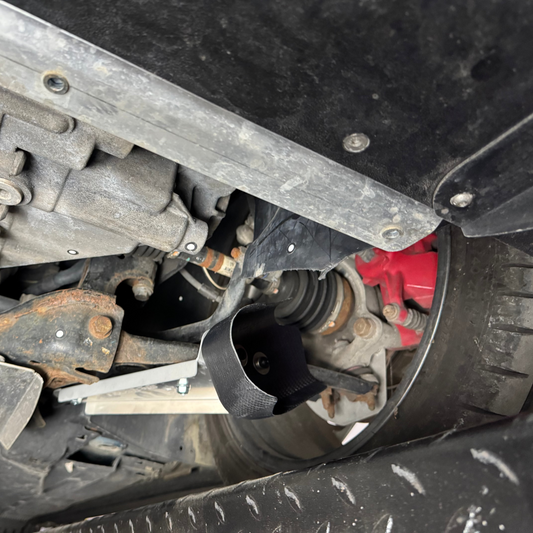 Carbon brake cooling duct / deflector (full kit w/brackets) - (MK7 Golf all variants)