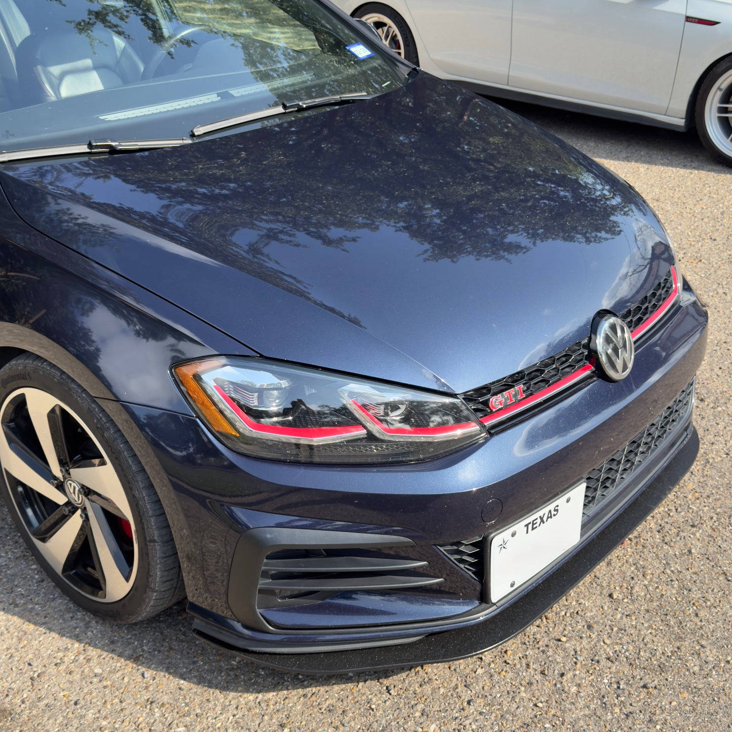 MK7.5 GTI Front Lip Rub strip splitter spoiler 2018 2019 2020 2021