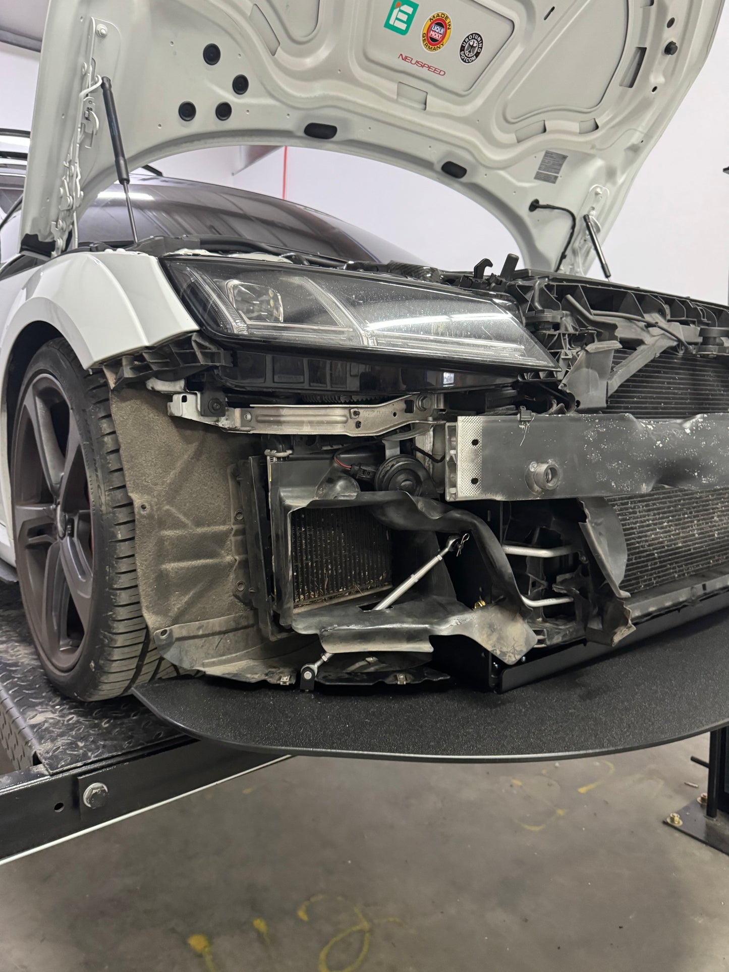 MK3 TT TTS front splitter chassis mounted Audi aero downforce