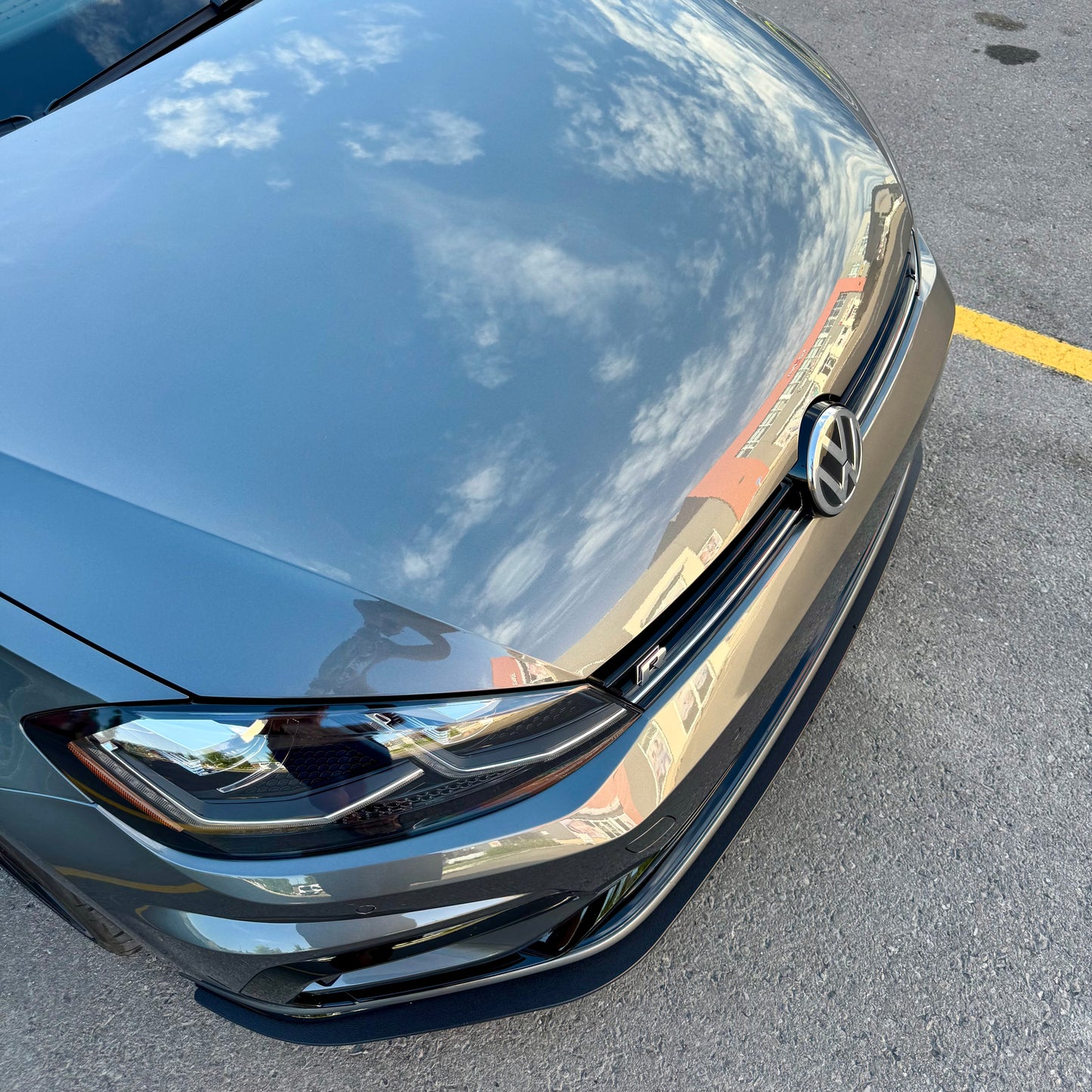Front Lip for MK7.5 Golf R (2018-2021)- bumper mounted splitter