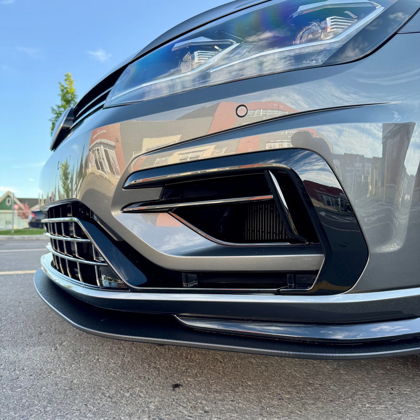 MK7.5 Golf R Front Lip Splitter 2018 2019 2020 2021 VW Volkswagen