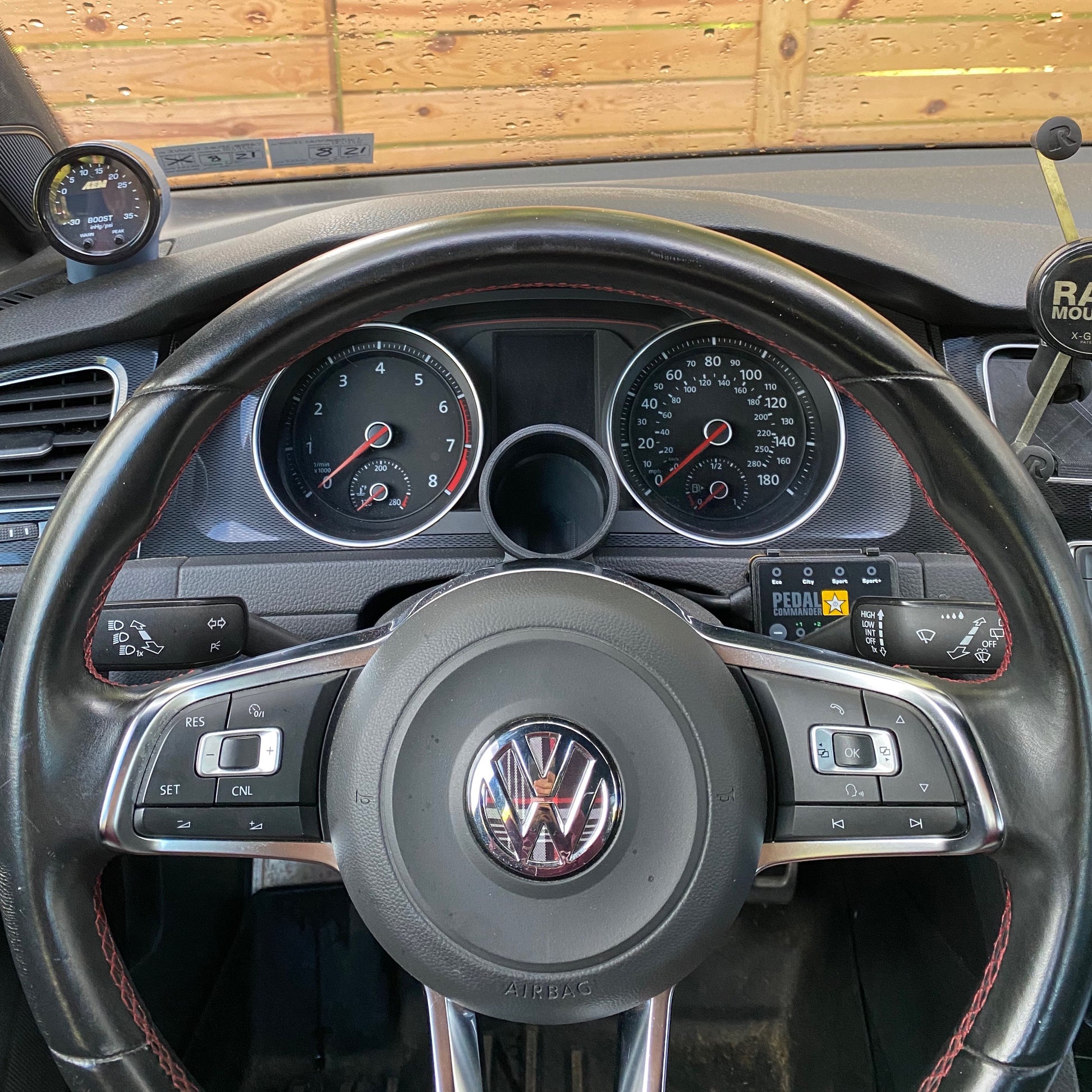 MK7 mk7.5 golf gti tdi R steering column pod wheel holder cup 2015 2016 2017 2018 2019
