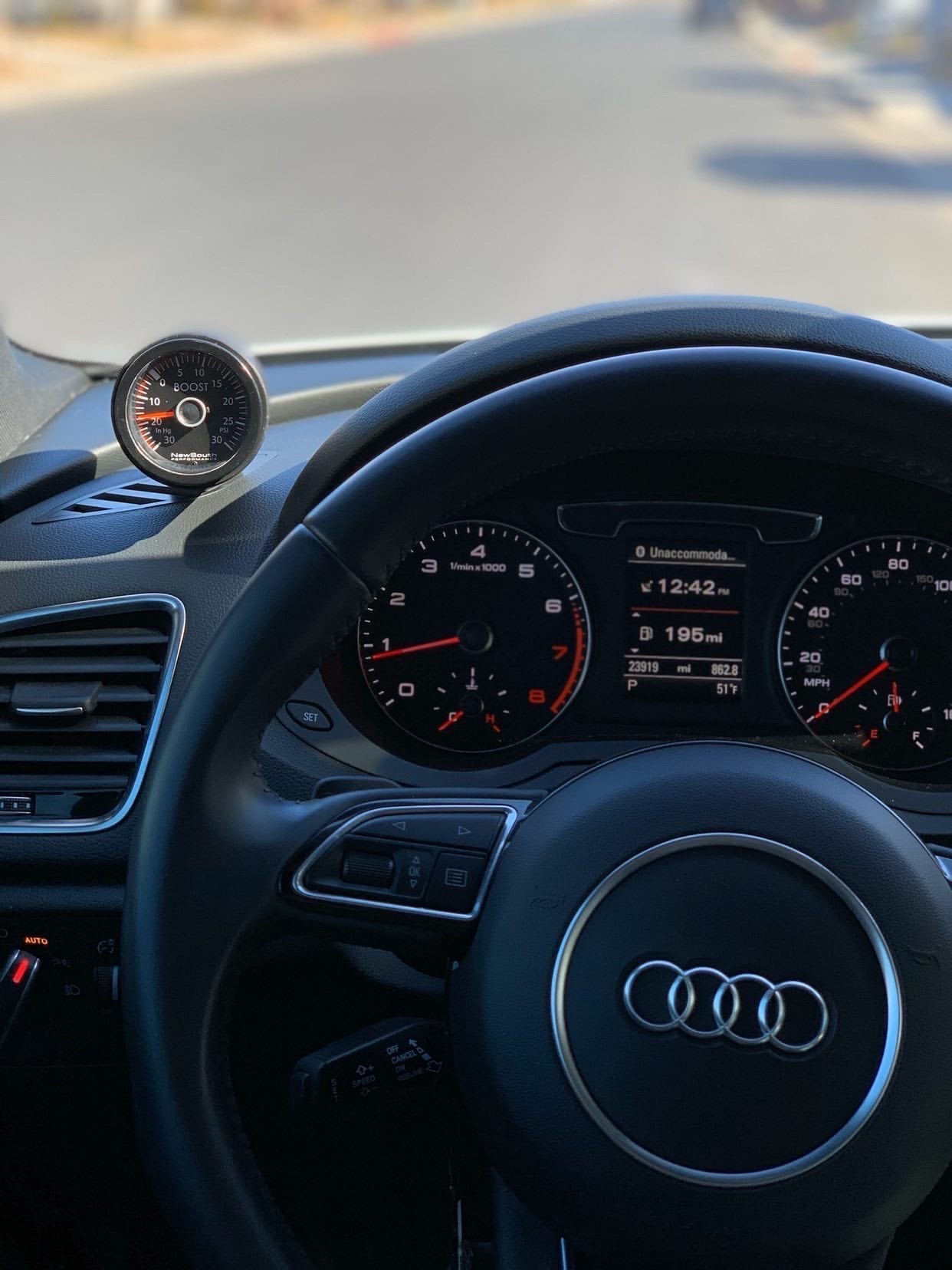 Audi Q3 2011-2018 - Single Gauge Pod – CJM Industries llc