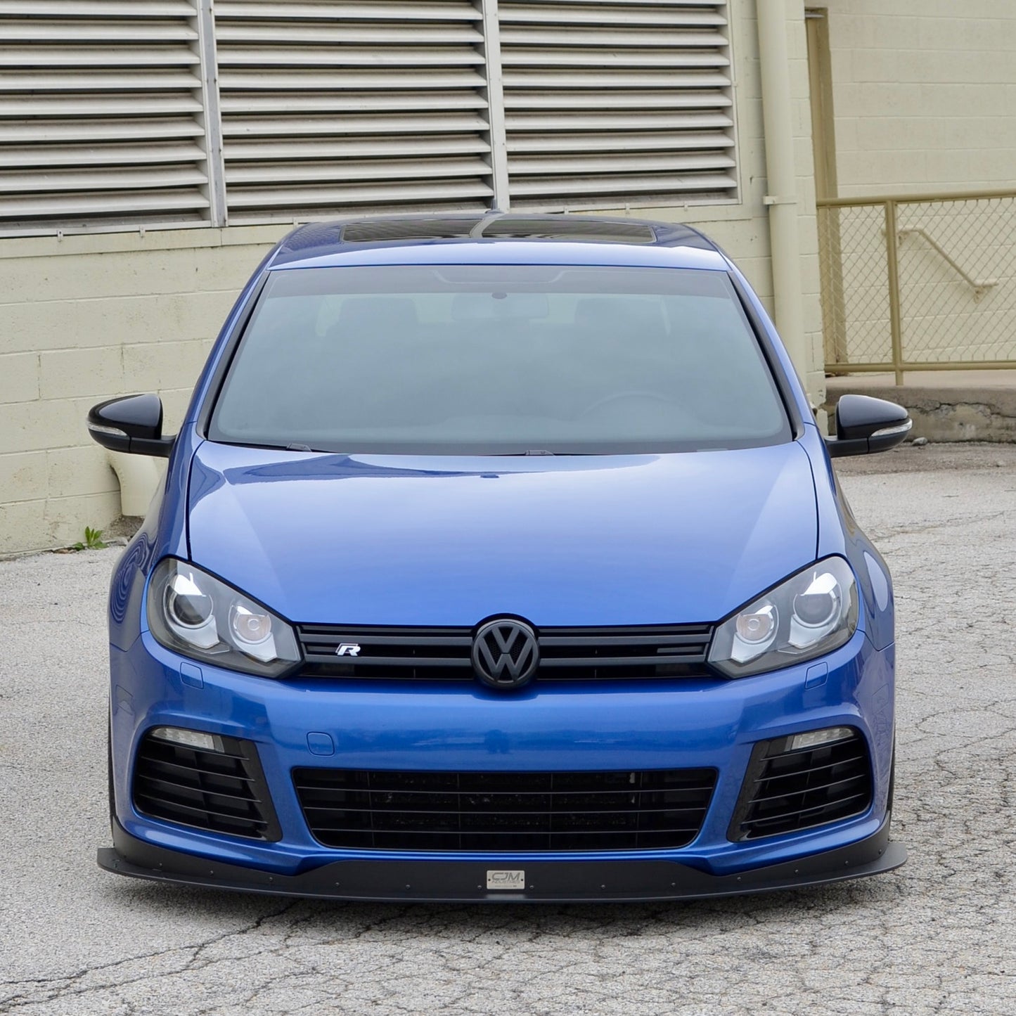 MK6 Golf R Chassis mounted splitter 2010 2011 2012 VW Volkswagen