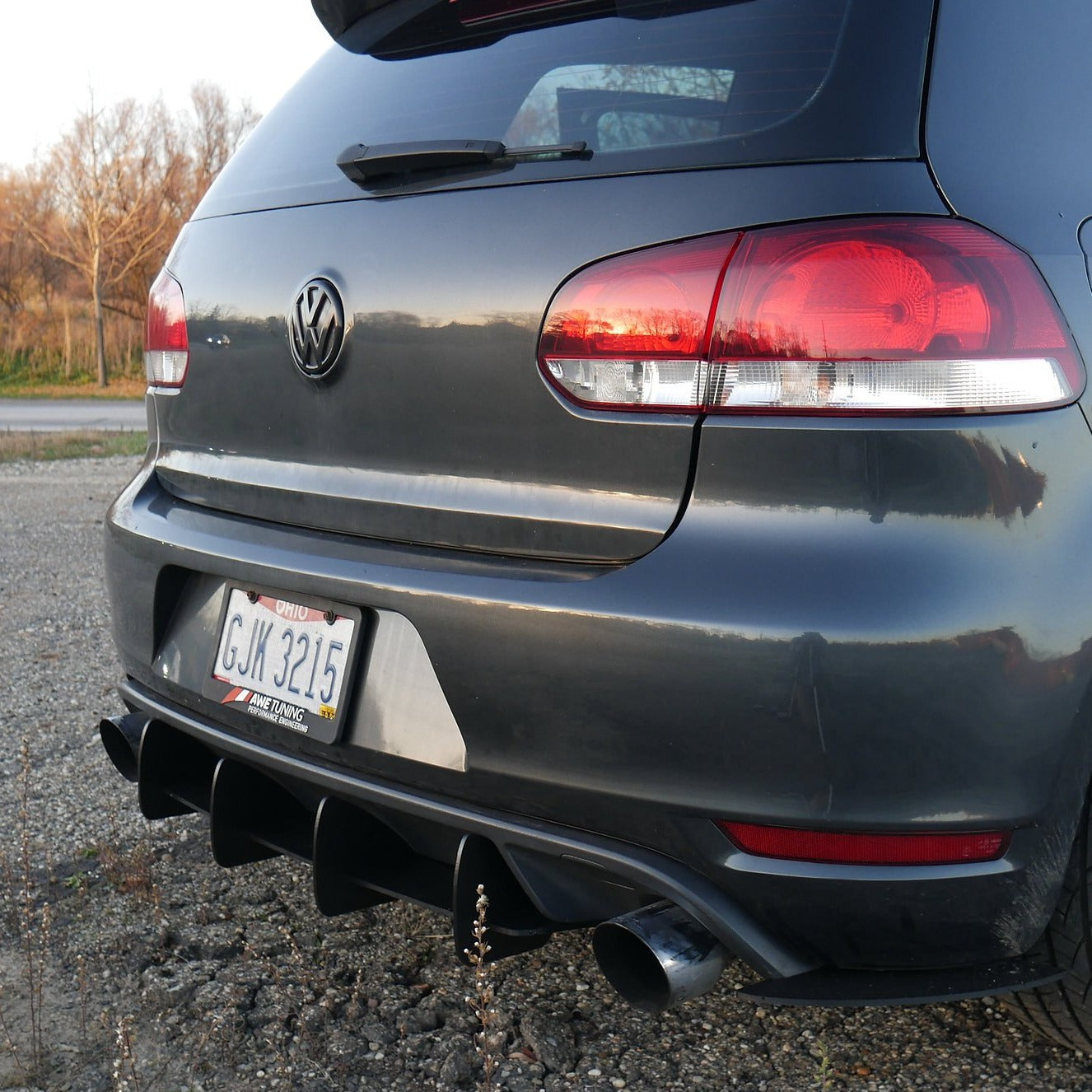 VW MK6 GTI Rear Diffuser spats 2010 2011 2012 2013 2014 Beri-Backer beribacker