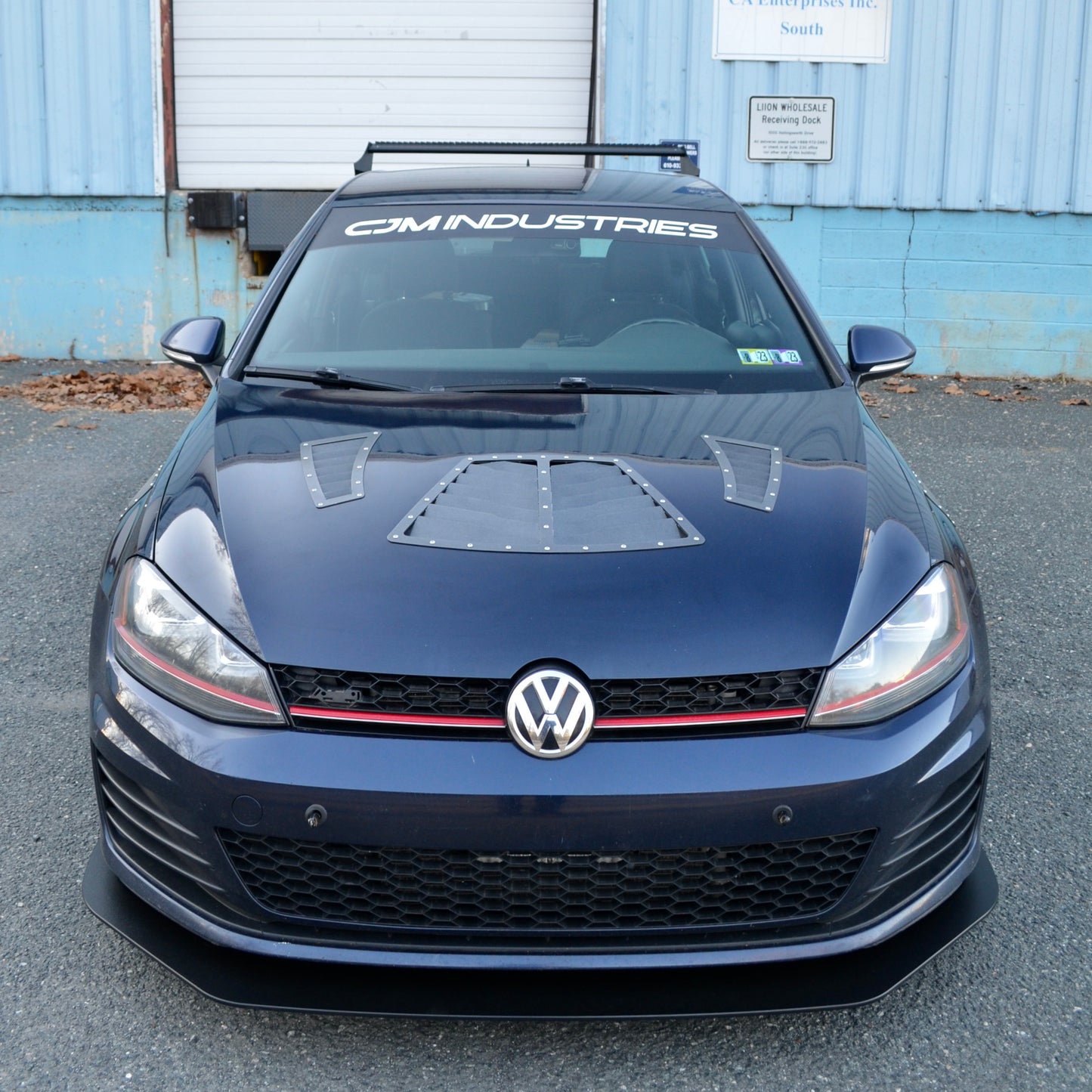 VW MK7 gti 2015 2016 2017 Chassis Mount Splitter Brackets front lip MKVII aero parts