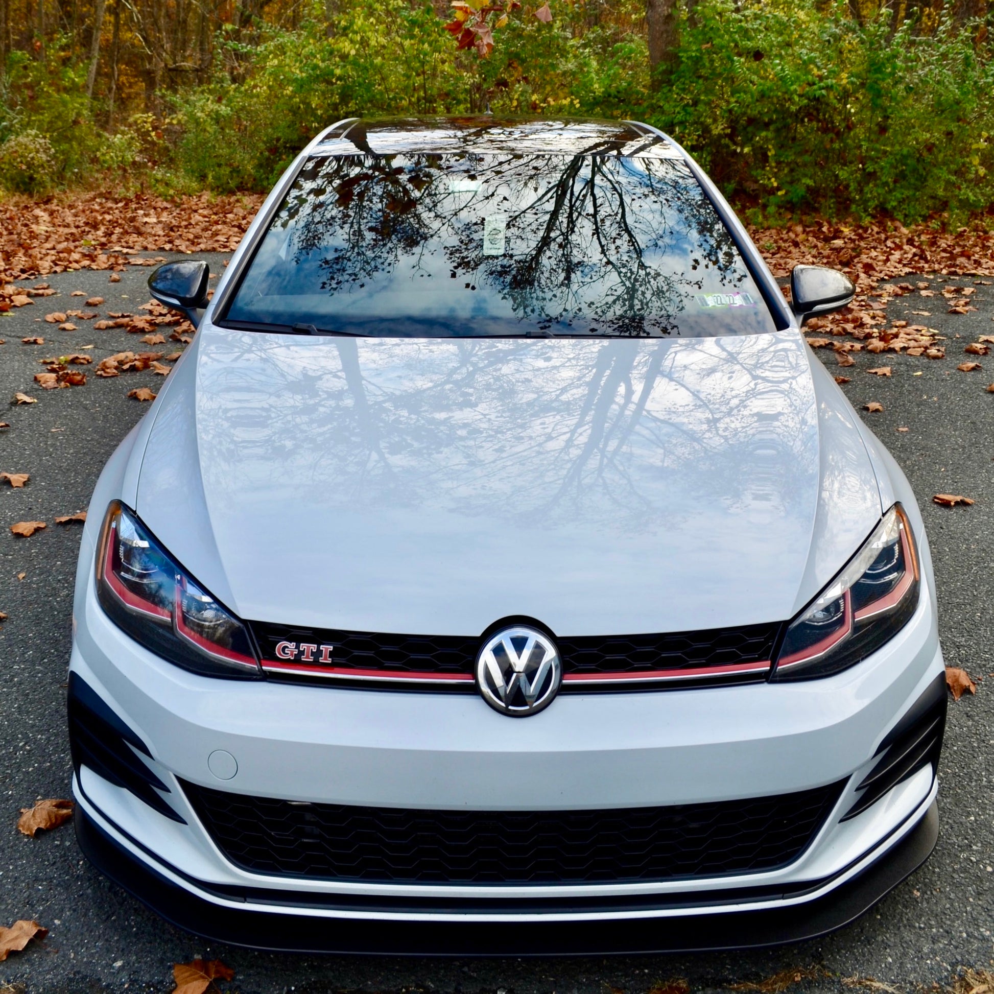 2022150-75gtiv4CS 2018 2019 2020 2021 GTI chassis mounted splitter skid plate MK7.5 lip rub strip aero