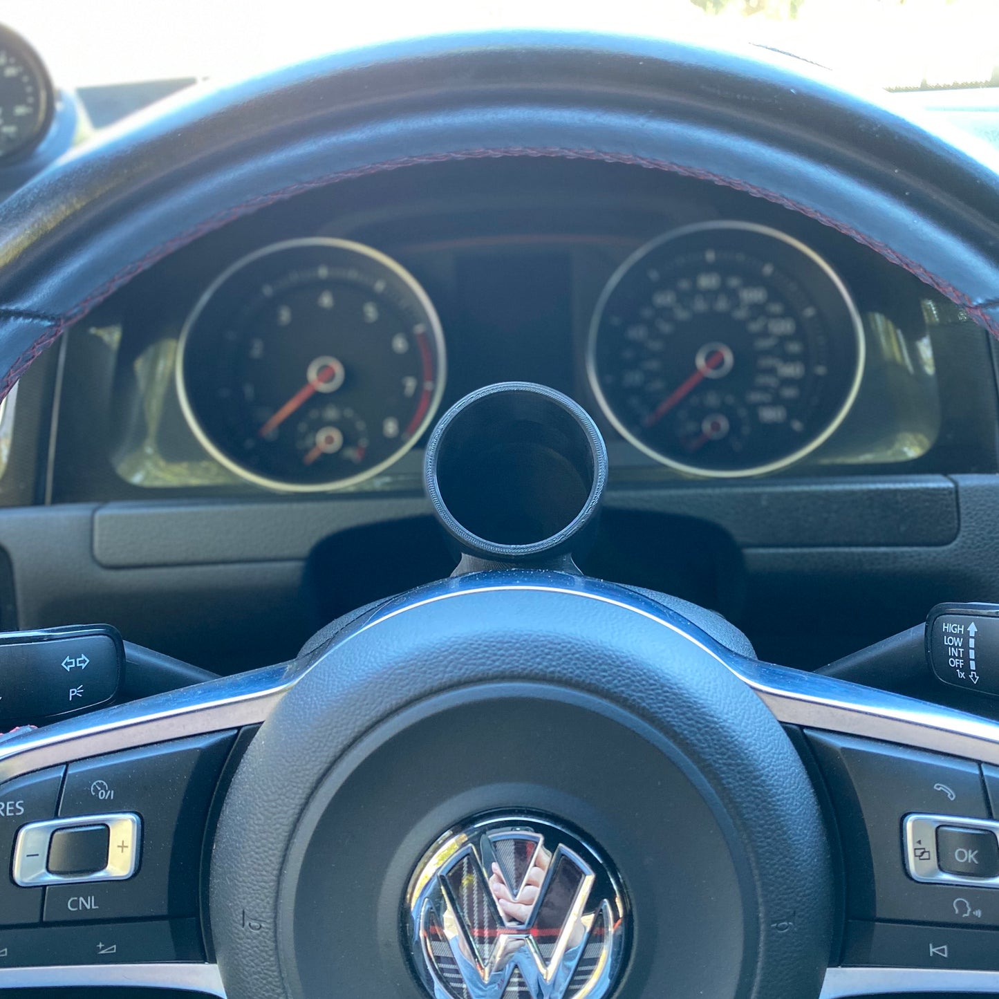 MK7 mk7.5 golf gti tdi R steering column pod wheel holder gauge cup 2015 2016 2017 2018 2019