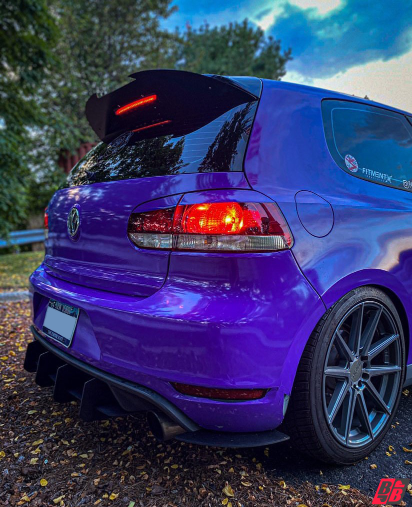 MK6 GTI Rear Diffuser spats 2010 2011 2012 2013 2014 Beri-Backer beribacker
