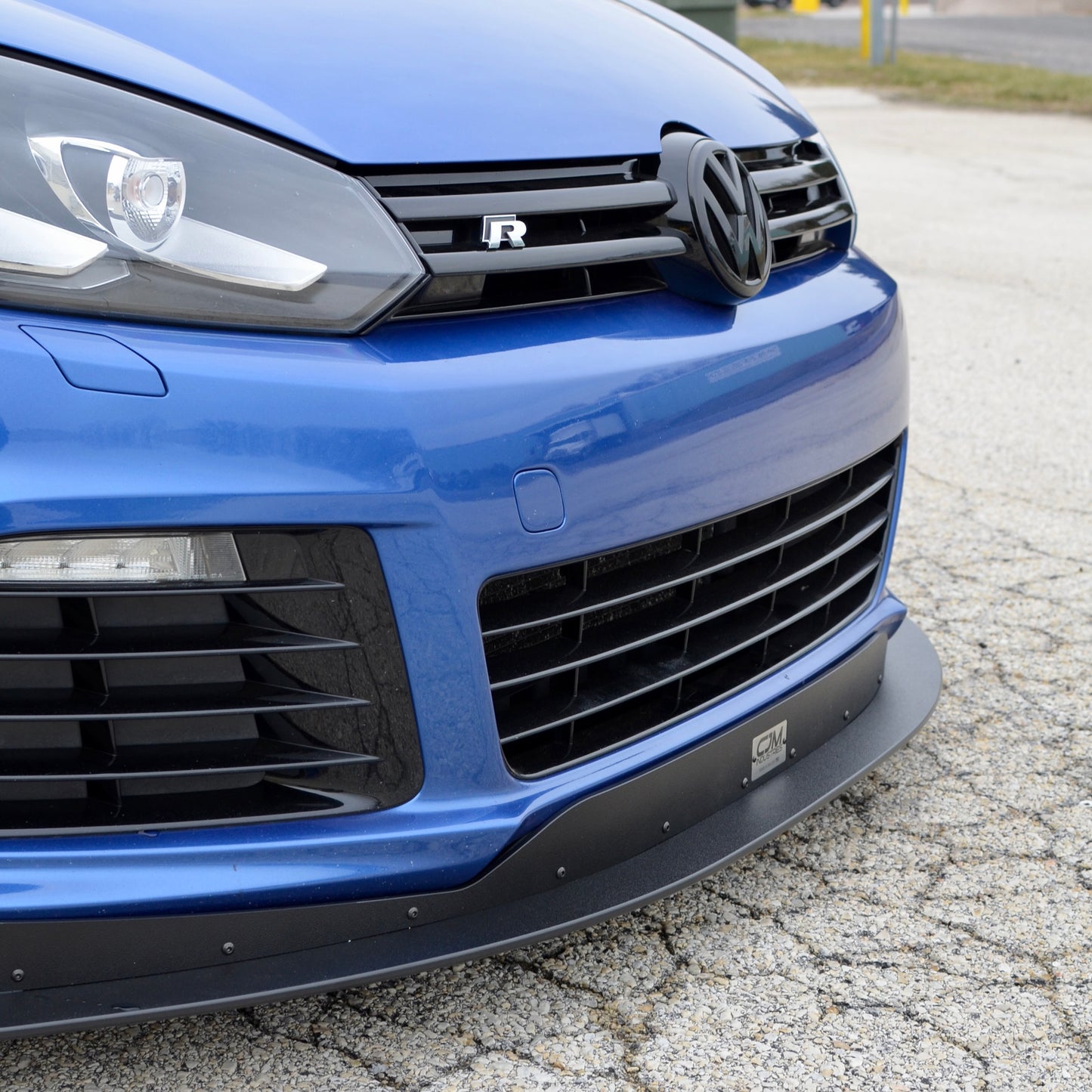 MK6 Golf R Chassis mounted splitter 2010 2011 2012 VW Volkswagen