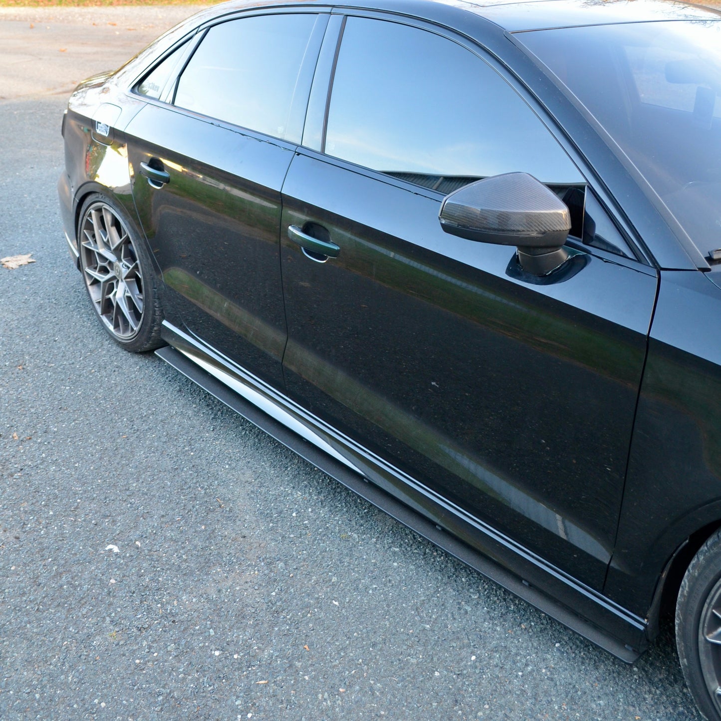 Audi 8V S3 A3 side skirt splitters aero kit extensions 2015 2016 2017 2018 2019 2020 facelift 2022152-8Vskirt