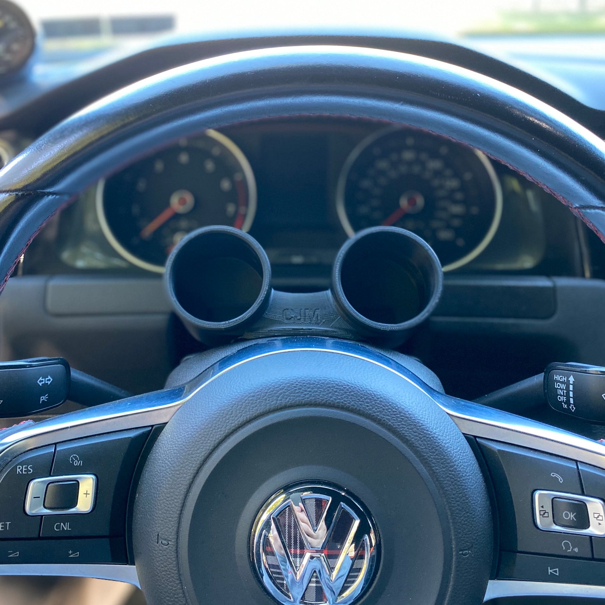 MK7 mk7.5 golf gti tdi R steering column pod wheel holder gauge cup 2015 2016 2017 2018 2019