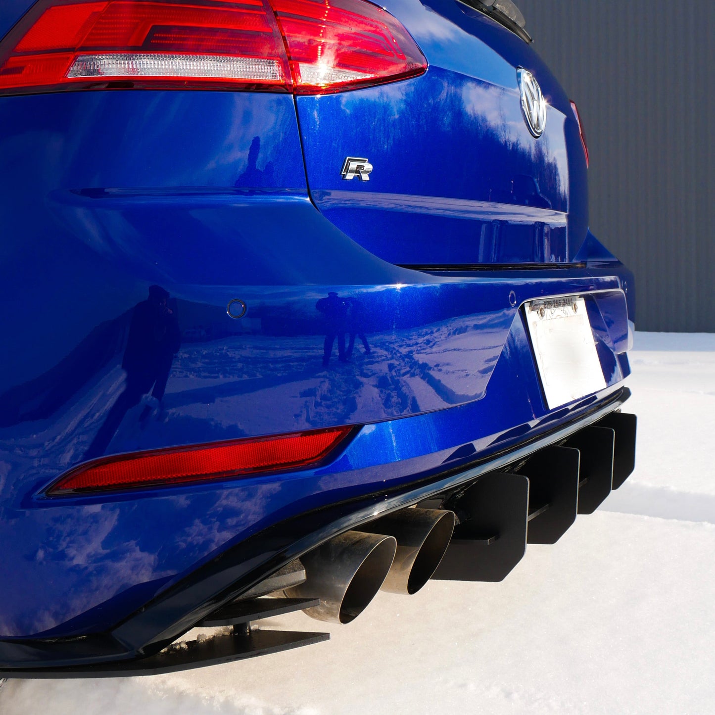 VW Volkswagen MK7 MK7.5 GTI Golf R Rear Diffuser 2015 2016 2017 2018 2019 2020 DSG MQB