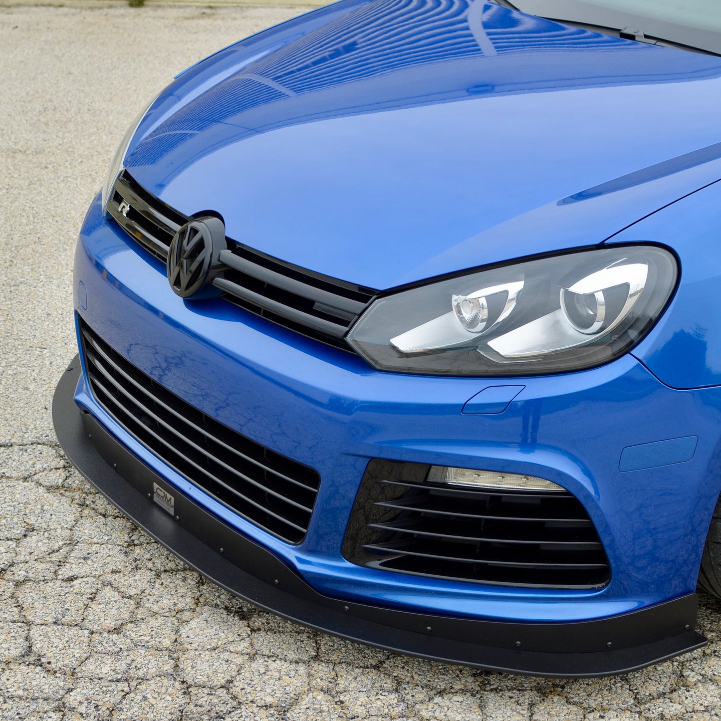 MK6 Golf R Chassis mounted splitter 2010 2011 2012 VW Volkswagen