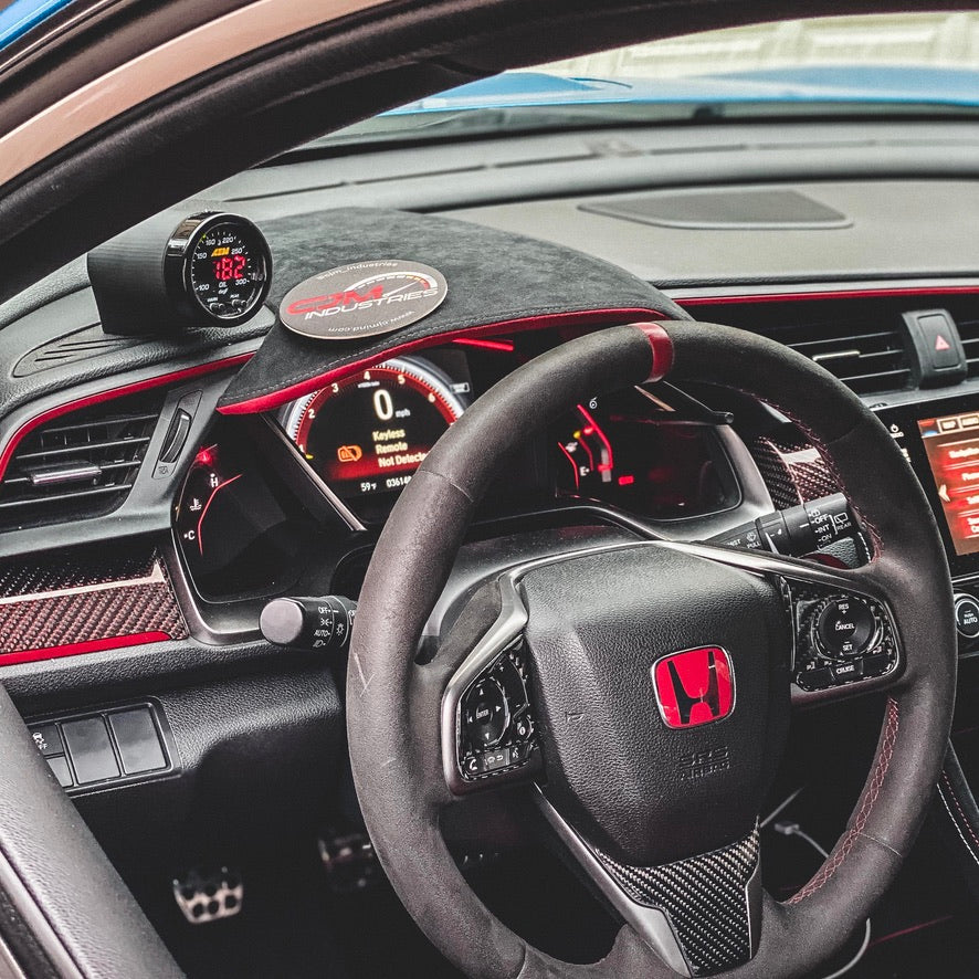 10th gen Honda Civic Gauge Pod 2016 2017 2018 2019 type R boost afr oil temperature pressure methanol ethanol