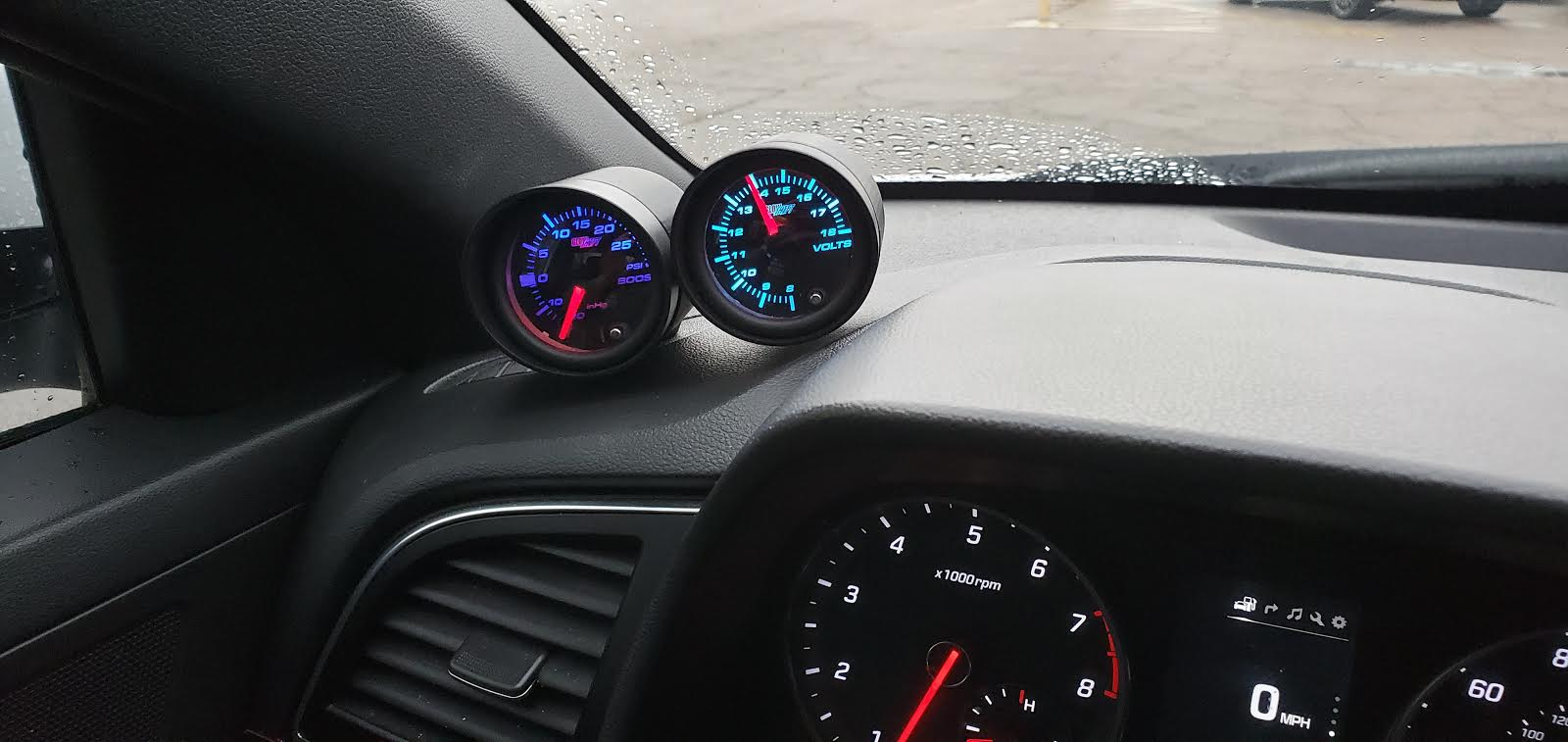 Hyundai Elantra Sport Gauge pod boost oil pressure temp AFR 2016 2017 2018 2019