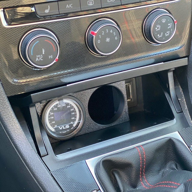 2015 2016 2017 2018 2019 mk7 mk7.5 gti golf r tdi cubby gauge pod boost afr oil water temp temperature holder