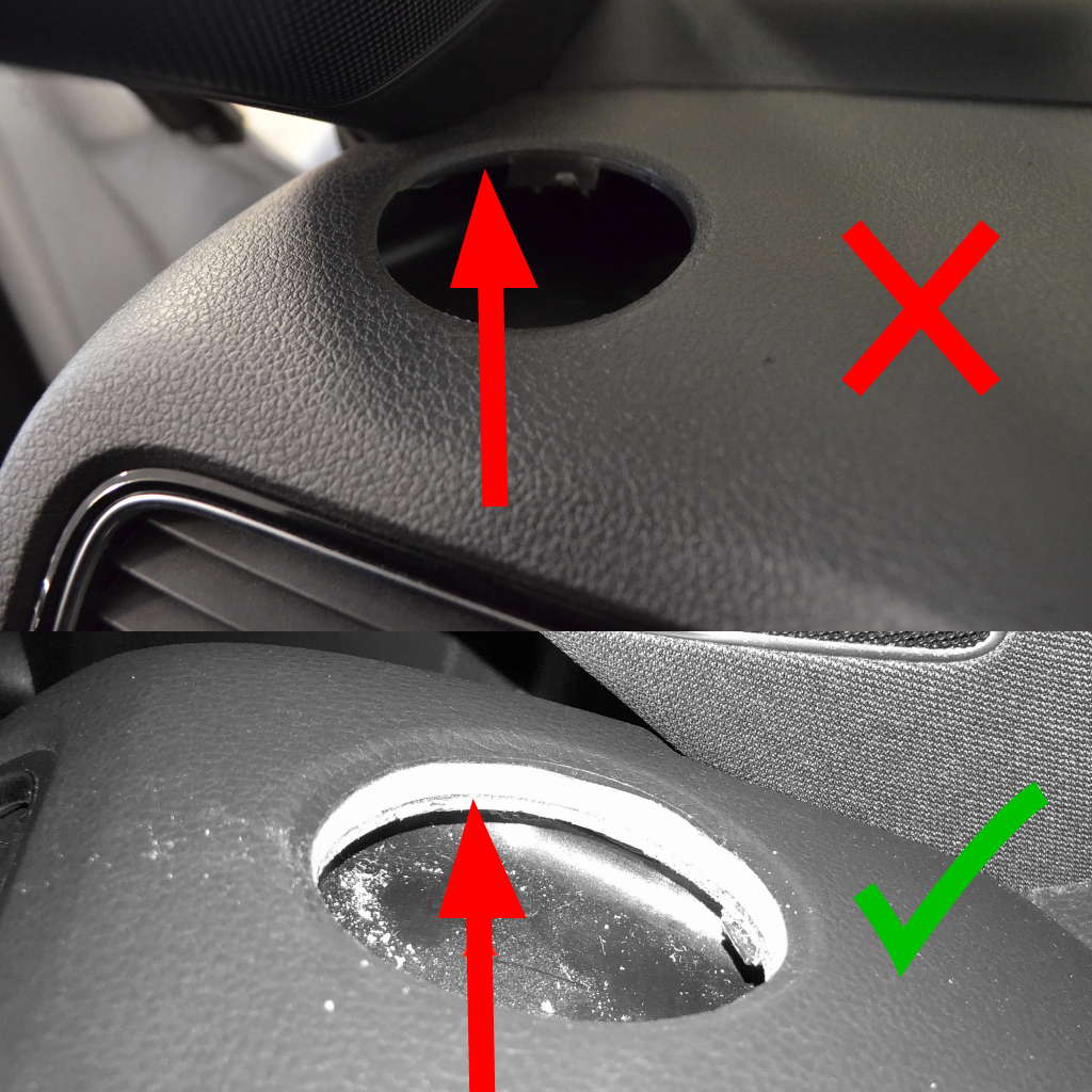 MK6 GLI & Jetta (2011-2017) & 5c/A5 Beetle (2012-2019) Dual Gauge Pod With Soft Touch Dash