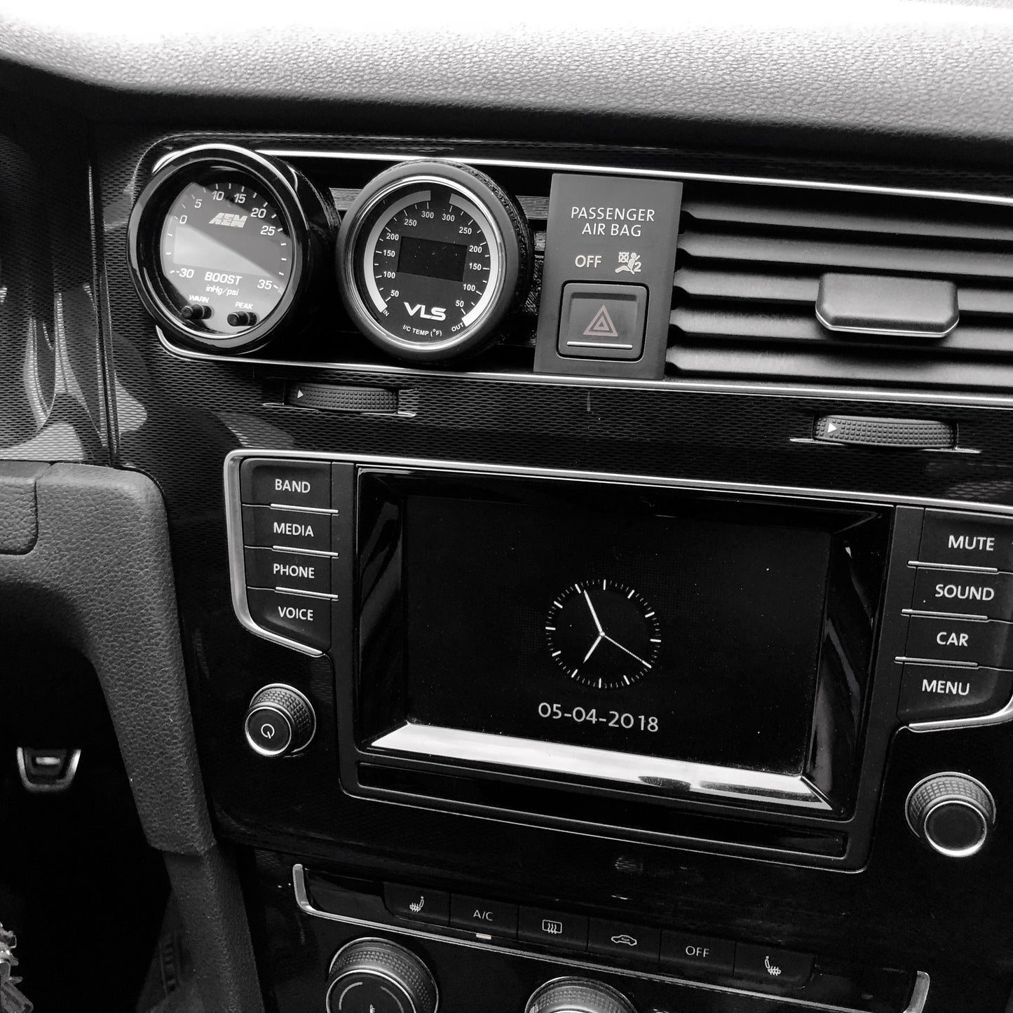 2015 2016 2017 2018 VW GTI Gauge Pod boost gauge cjm industries mk7 mk7.5