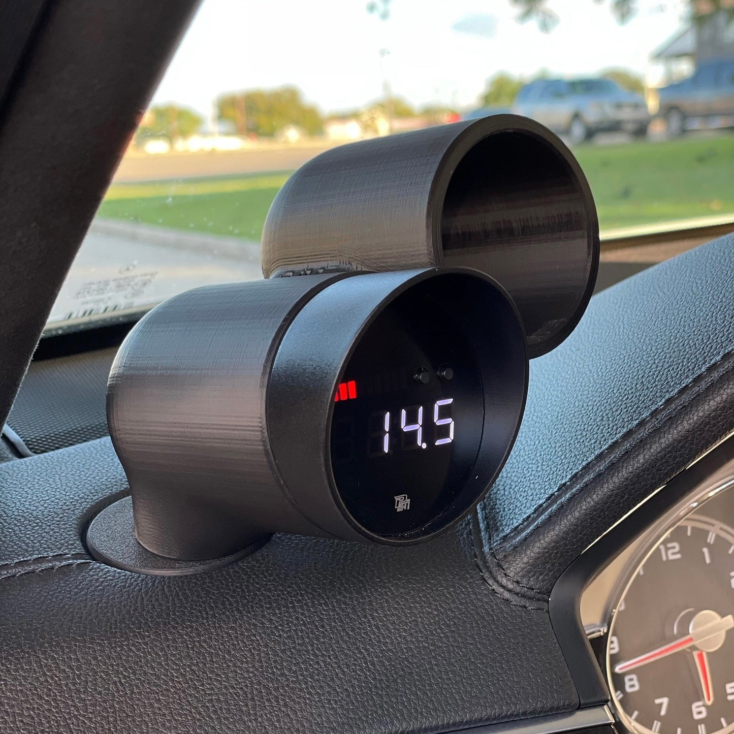 Mercedes Benz E Class Fourth Gen W212 gauge pod holder mount AMG 2010 2011 2012 2013 2014 2015 2016