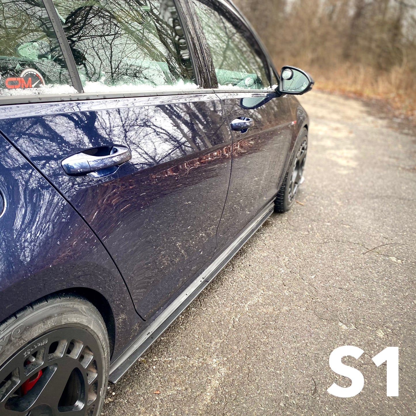 2015 2016 2017 golf mk7 gti side lip splitter skirt spoiler
