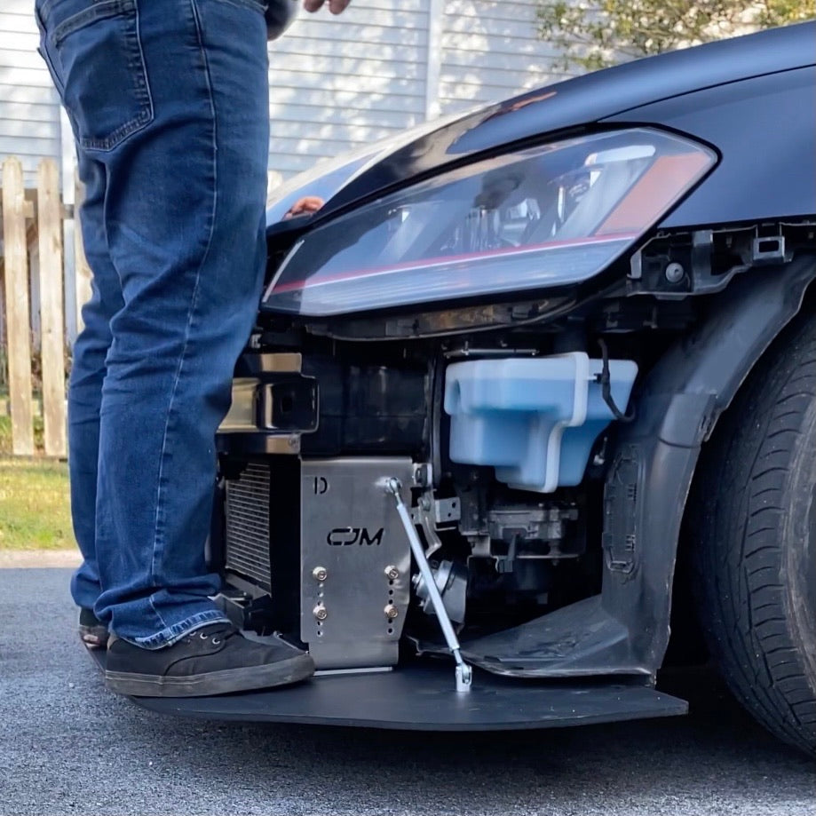 MK7 MK7.7 2015 2016 Chassis Mount Splitter Brackets front lip MKVII aero parts