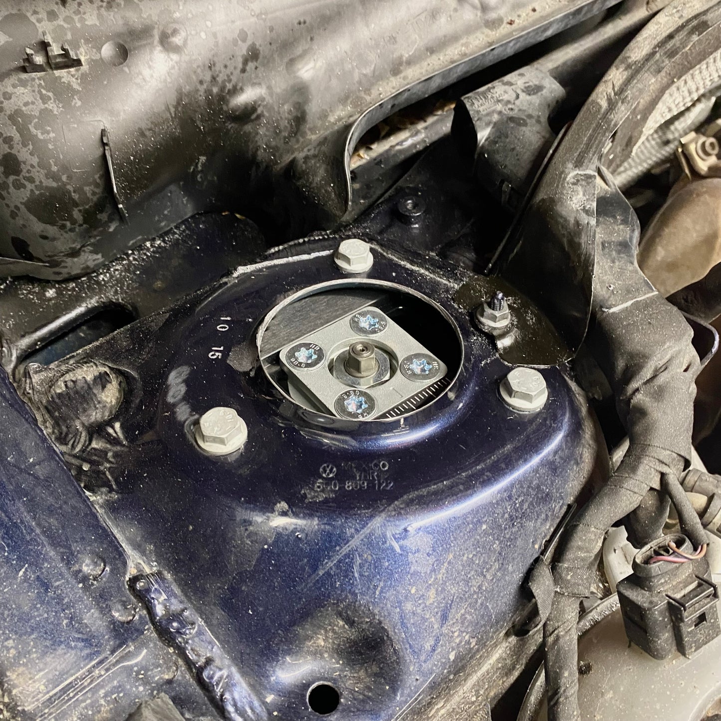 Strut Tower Drilling Guide for PQ35 - VW