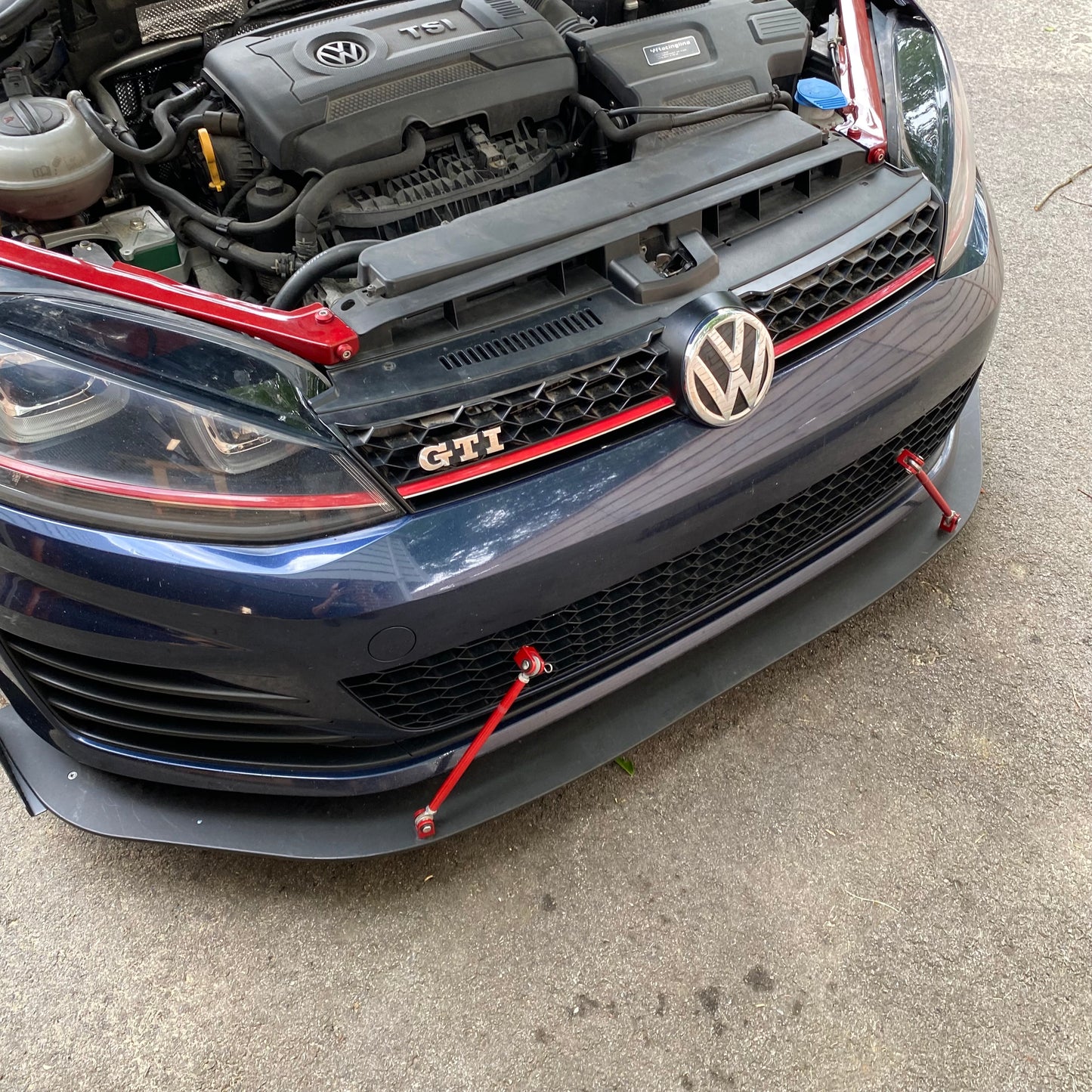 MK7 GTI 2015-2017 - Splitter Rod Mounting Brackets