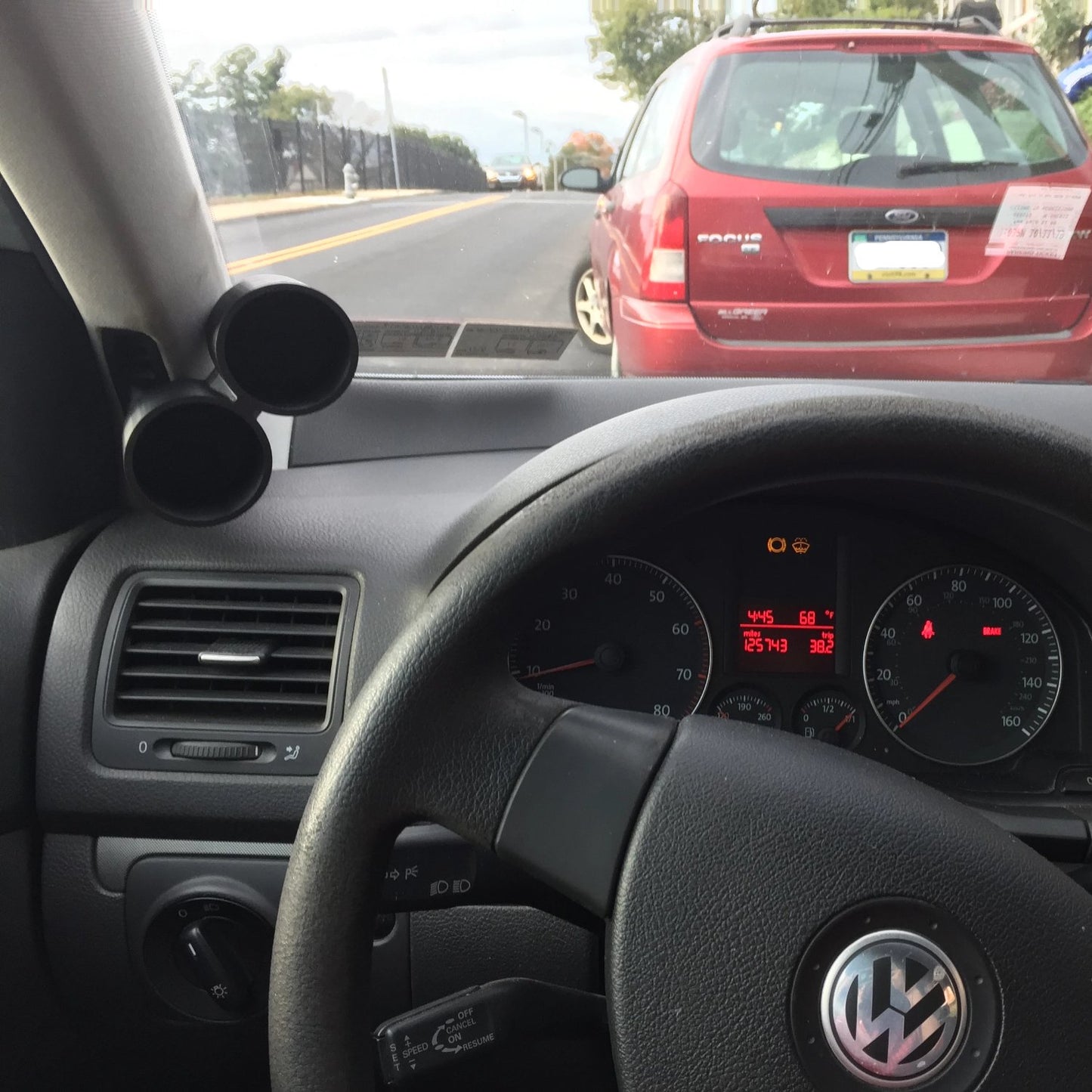 MK5 GTI R32 GLI Rabbit Jetta double dual gauge pod 2006 2007 2008 2009 2010