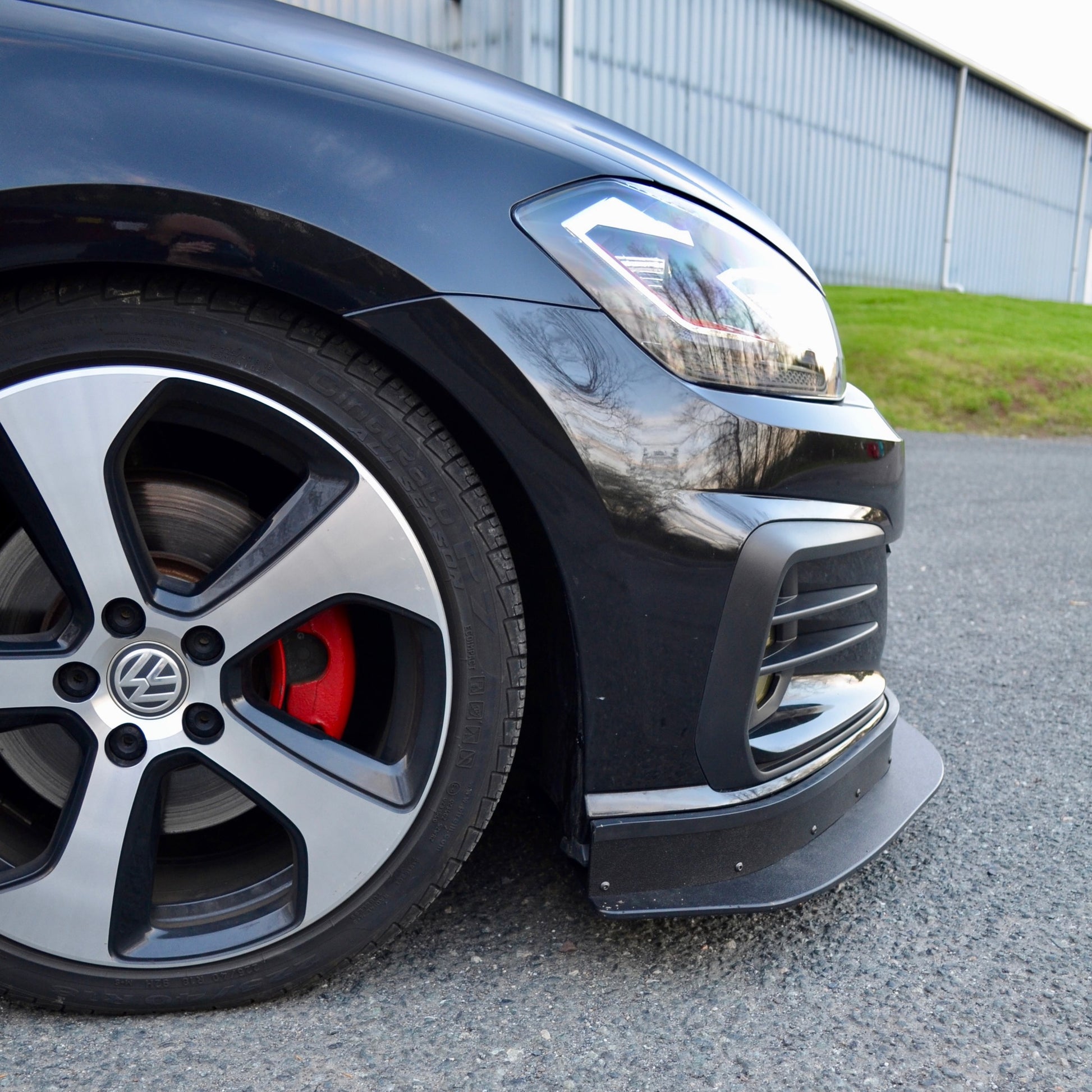 Chassis Mounted splitter MK7 mk7.5 GTI front lip durable