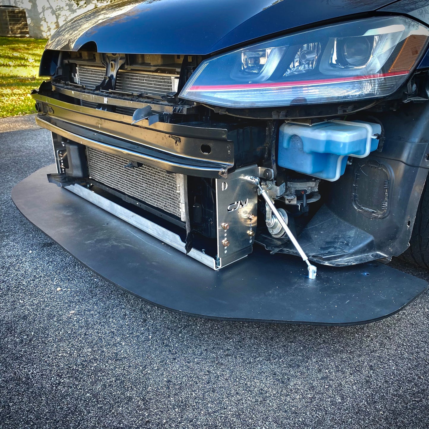 MK7 MK7.7 2015 2016 Chassis Mount Splitter Brackets front lip MKVII aero parts