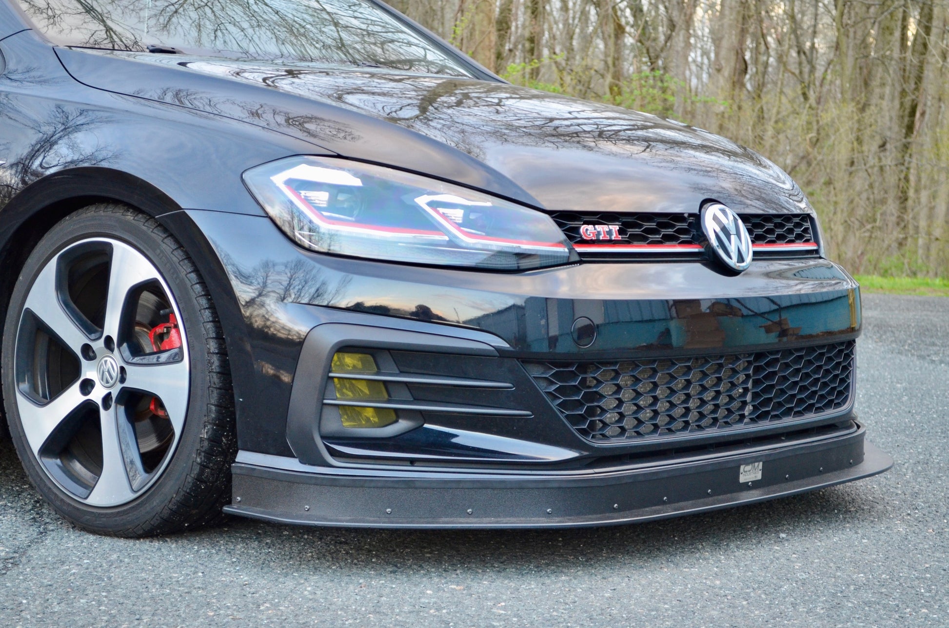 Chassis Mounted splitter MK7 mk7.5 GTI front lip durable