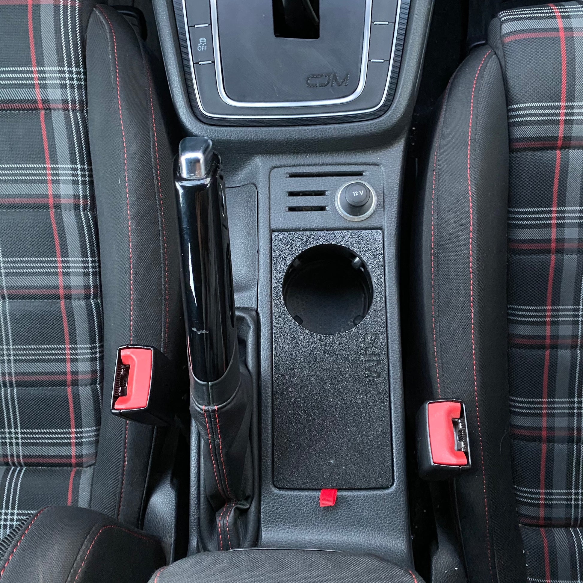 MK7 mk7.5 golf gti tdi R Cup Holder delete interior mods modifications panel 2015 2016 2017 2018 2019