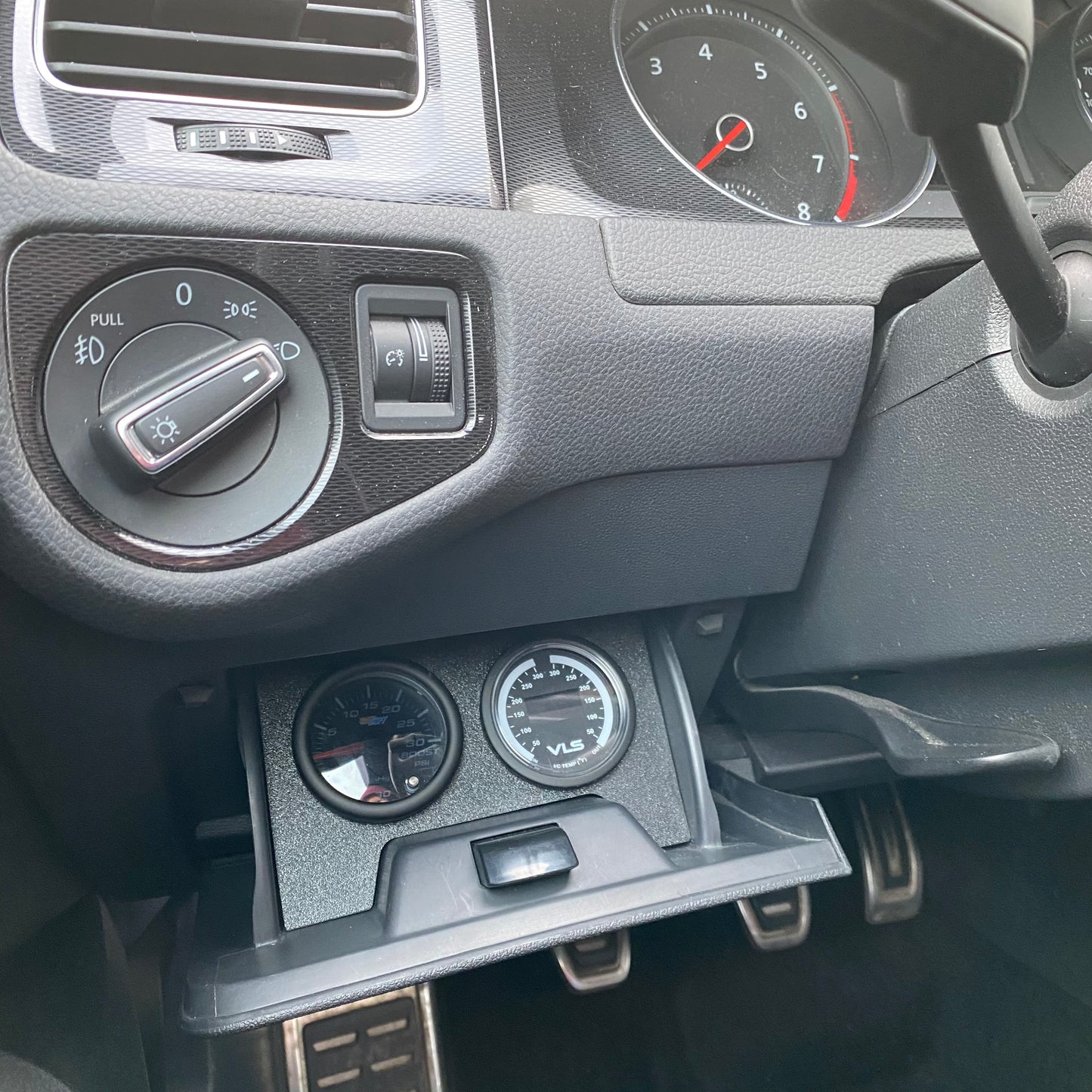 MK7 mk7.5 golf gti tdi R coin tray gauge pod cubby 2015 2016 2017 2018 2019
