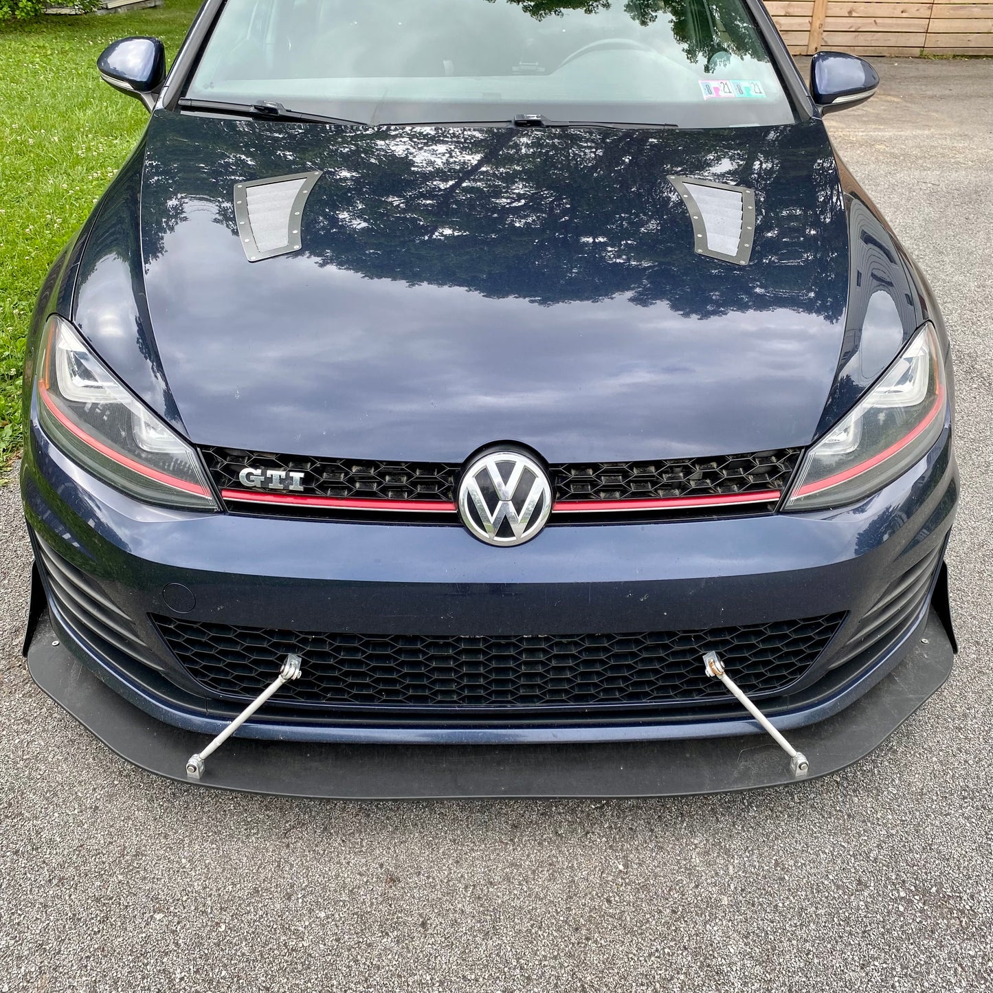 Jetta GLI Golf GTI R TDI TSI MK7 MK7.5 2015 2016 2017 2018 2019 2020 2021 MKVII Hood Vents Ducts IAT airflow heat reduction