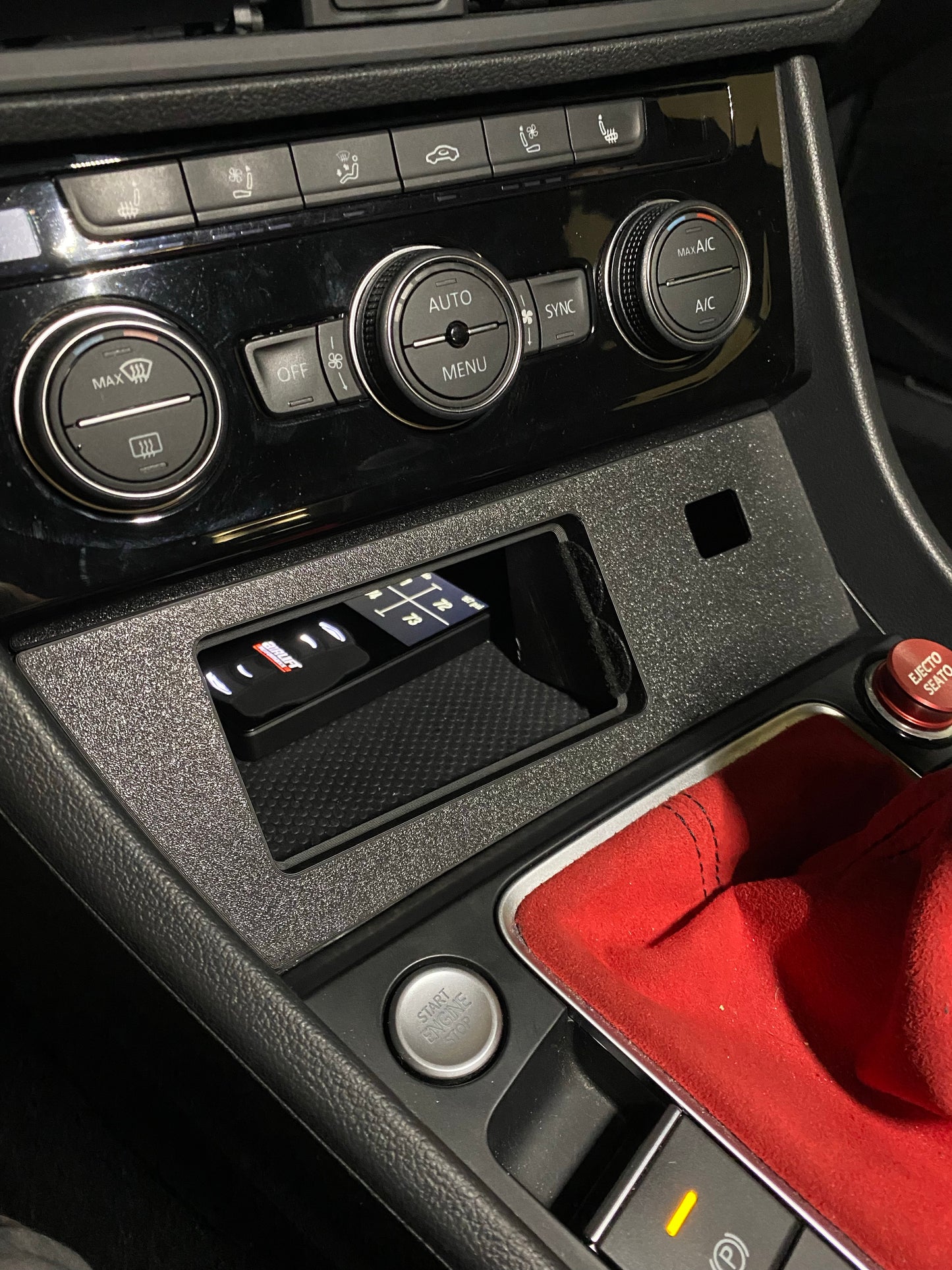 MK7 Jetta / Gli Lower Cubby Airlift Controller Mount (2019-2020)