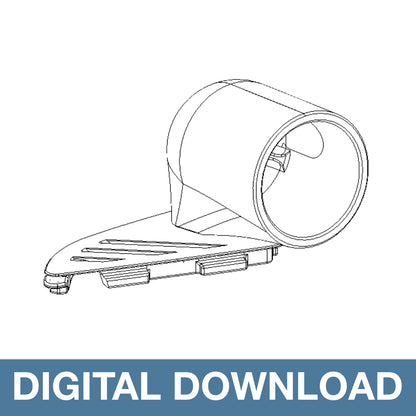 Honda Civic 10th Gen - Single, Double, Triple Gauge Pod - (52mm) (DIGITAL DOWNLOAD - Non Refundable)