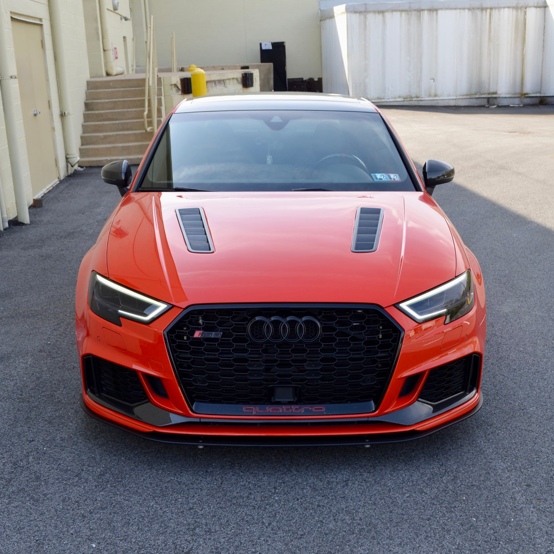 Audi RS3 8V Front Lip rub strip 2015 2016 2017 2018 2019 2020 