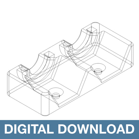 Gauge Sensor Mounting Bracket (AEM gauge sensor) (DIGITAL DOWNLOAD NON-REFUNDABLE)