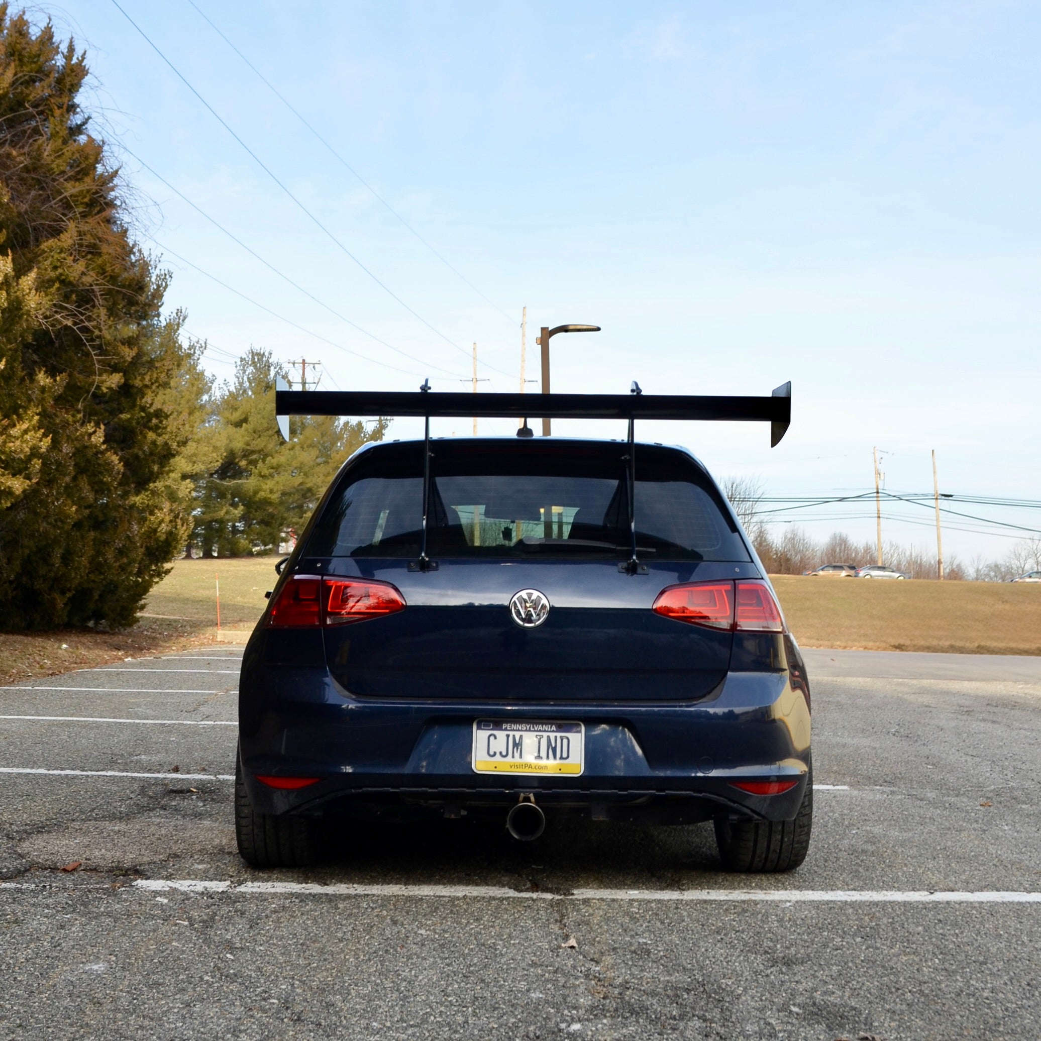 Swan Neck Wing for MK7 Golf Models (MK7 / MK7.5 GTI & Golf R